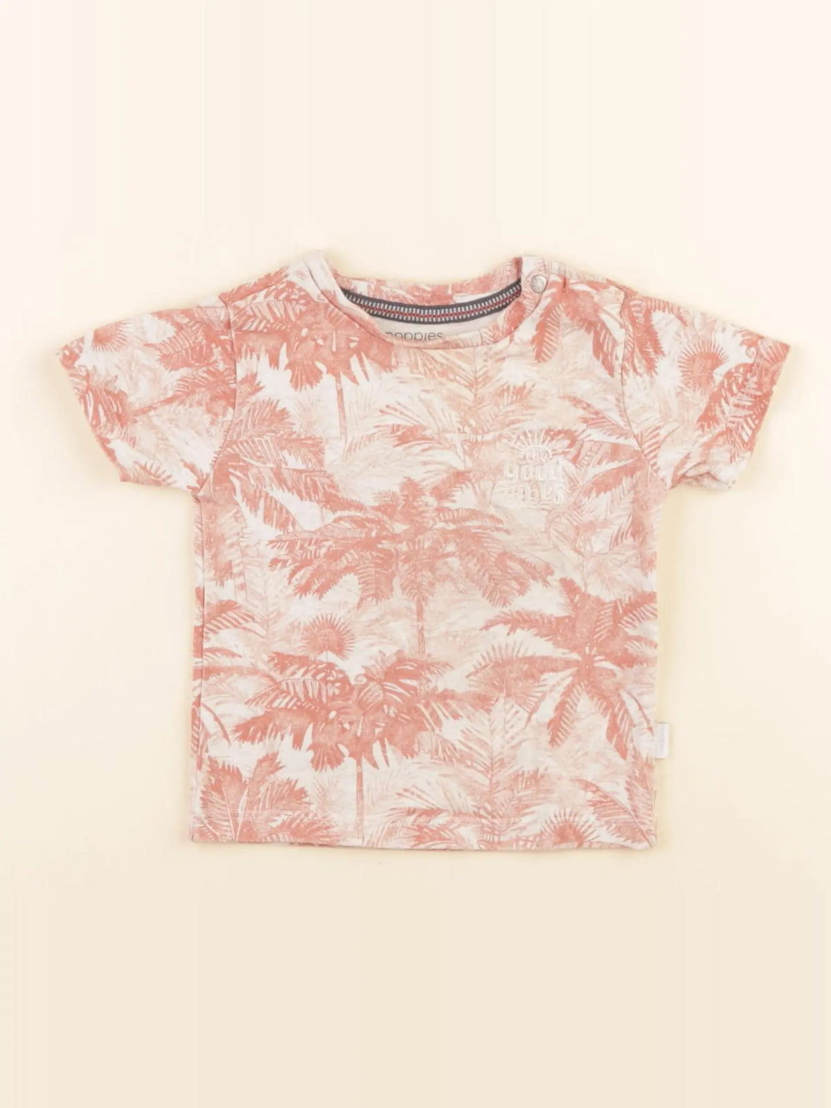 Noppies - tee-shirt orange - 6/9 mois