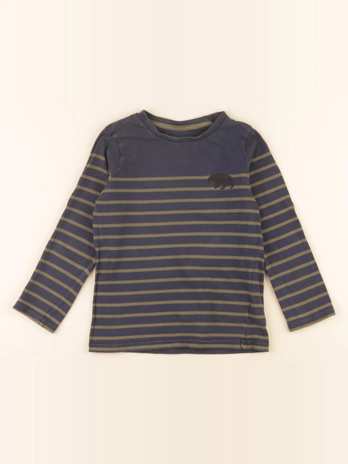 Vertbaudet - tee-shirt bleu, vert - 6 ans