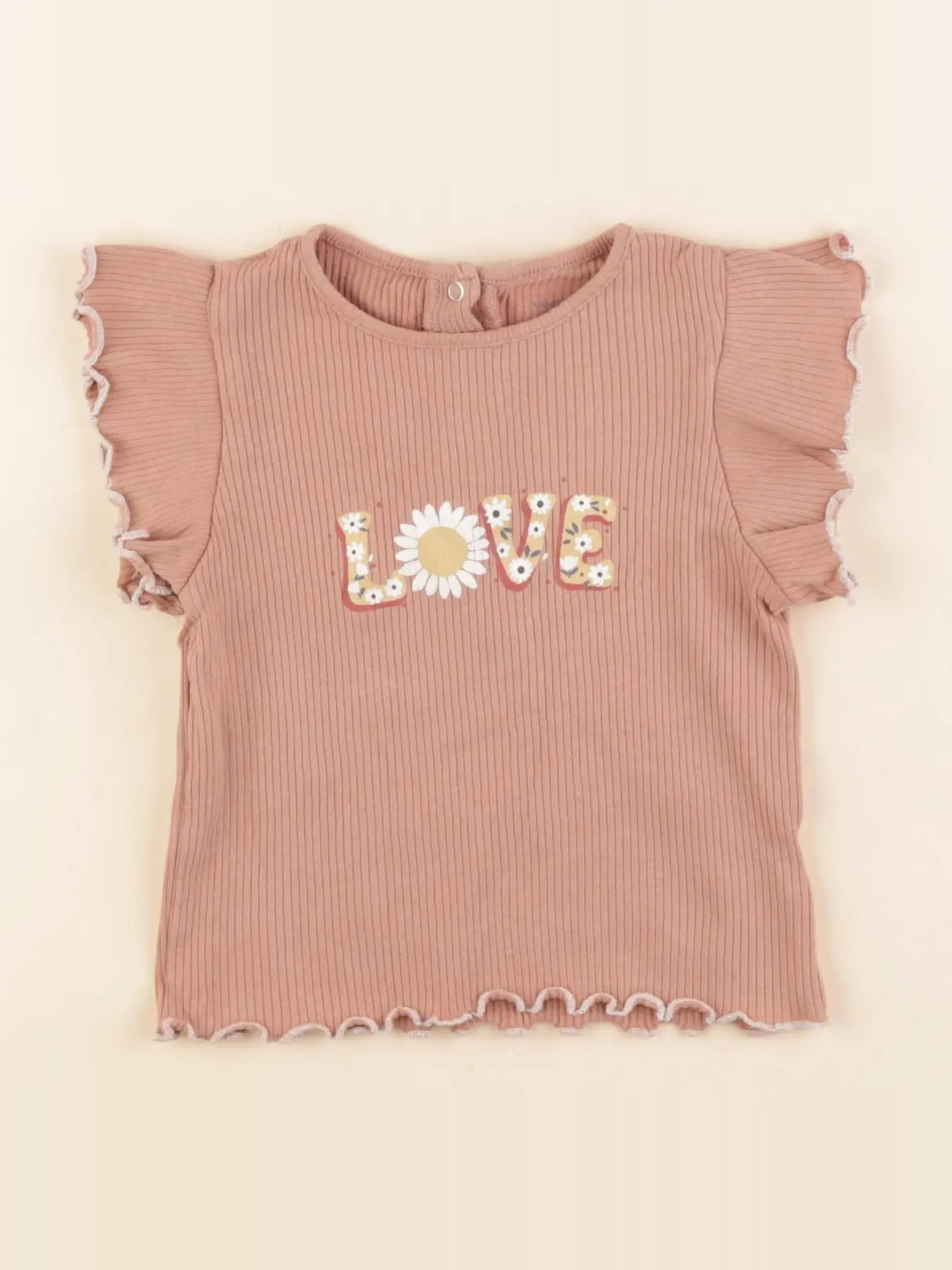 Vertbaudet - tee-shirt rose - 2 ans