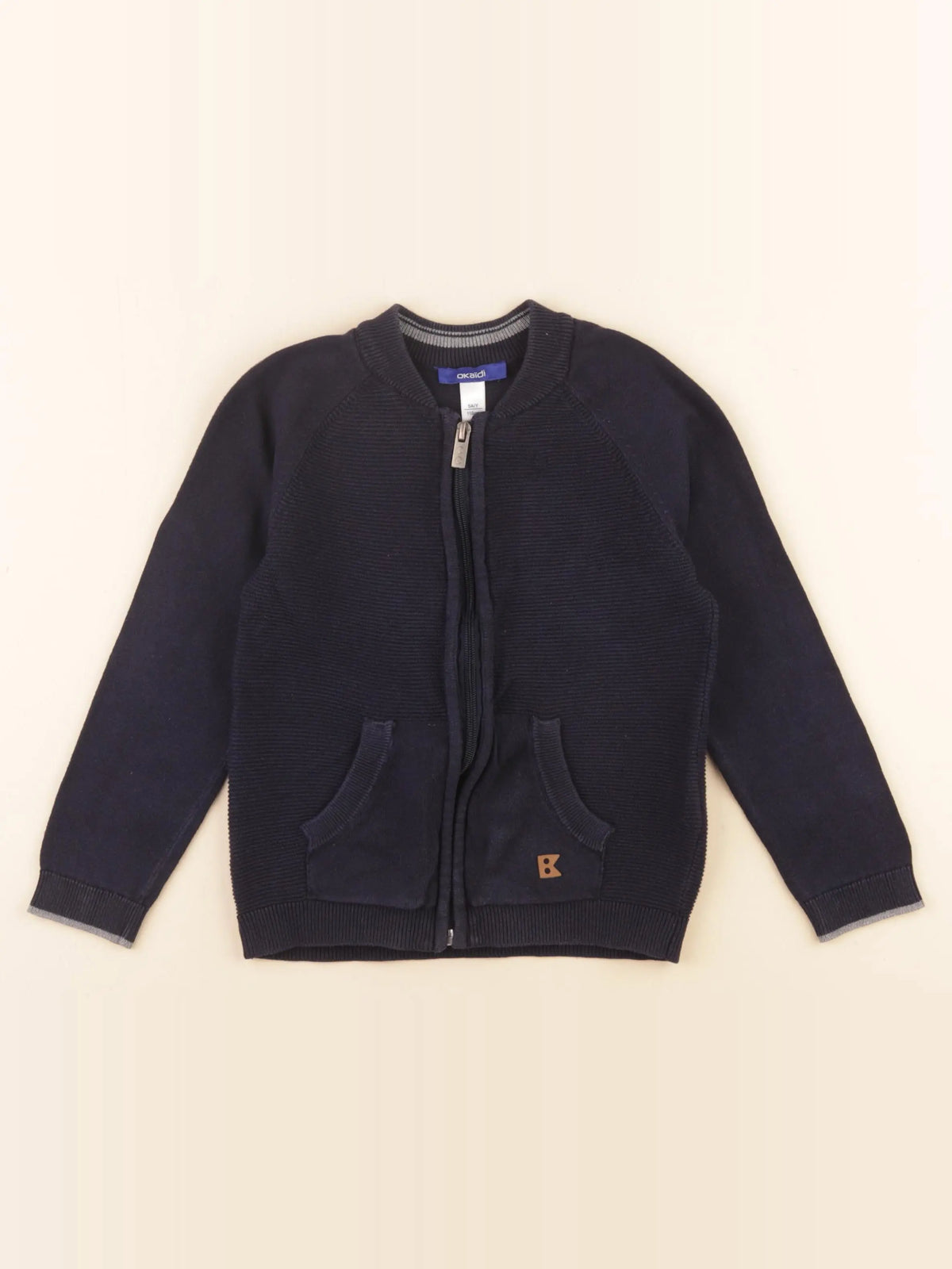 Okaidi - gilet bleu - 5 ans