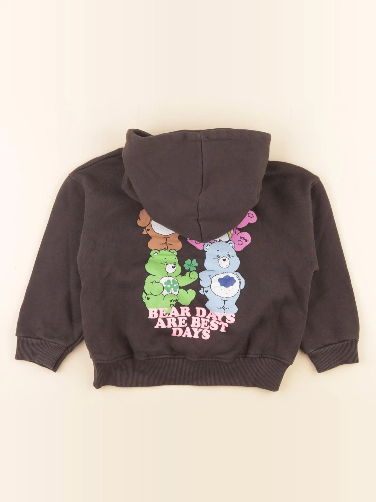 Zara - sweat imprimé au dos gris - 6 ans
