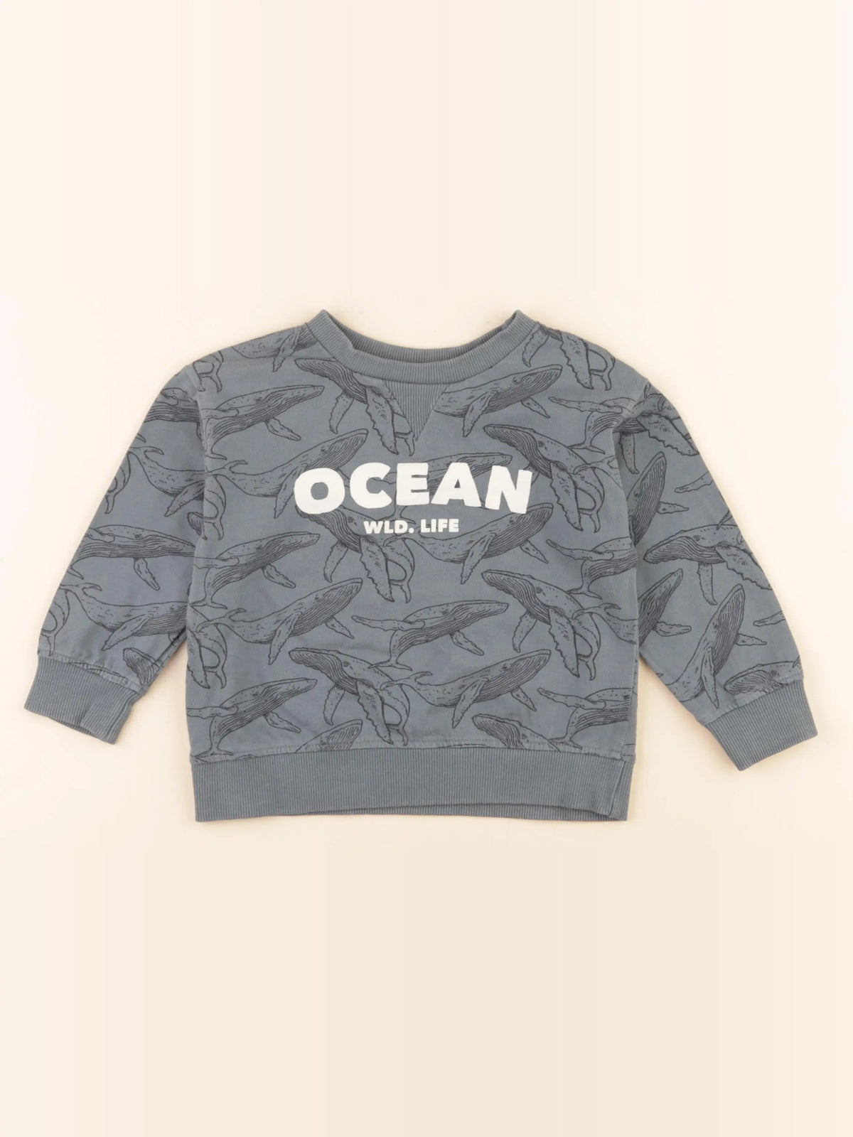 Vertbaudet - sweat bleu - 3 ans