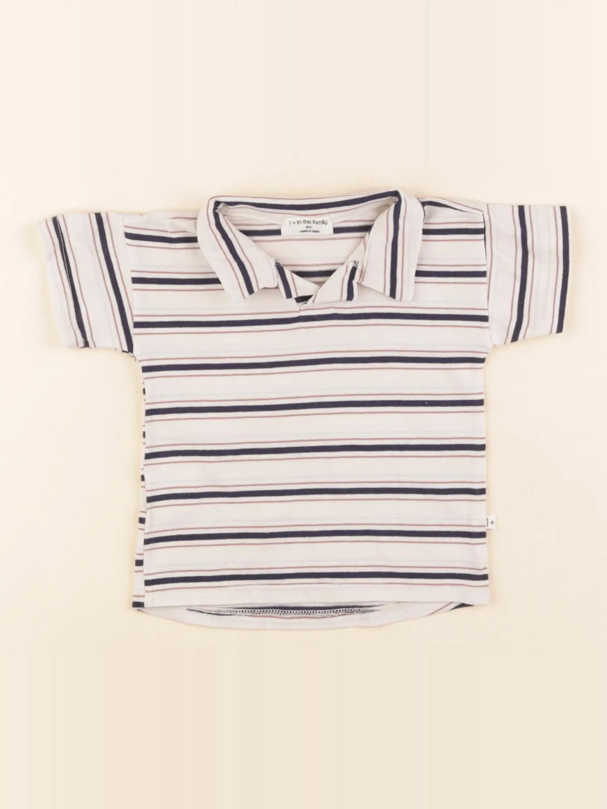 1+ In the family - polo multicolore - 6 mois