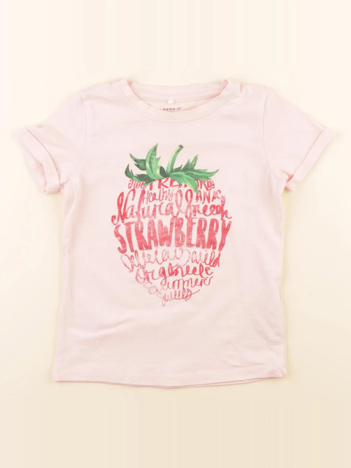 Name it - tee-shirt rose - 2/3 ans
