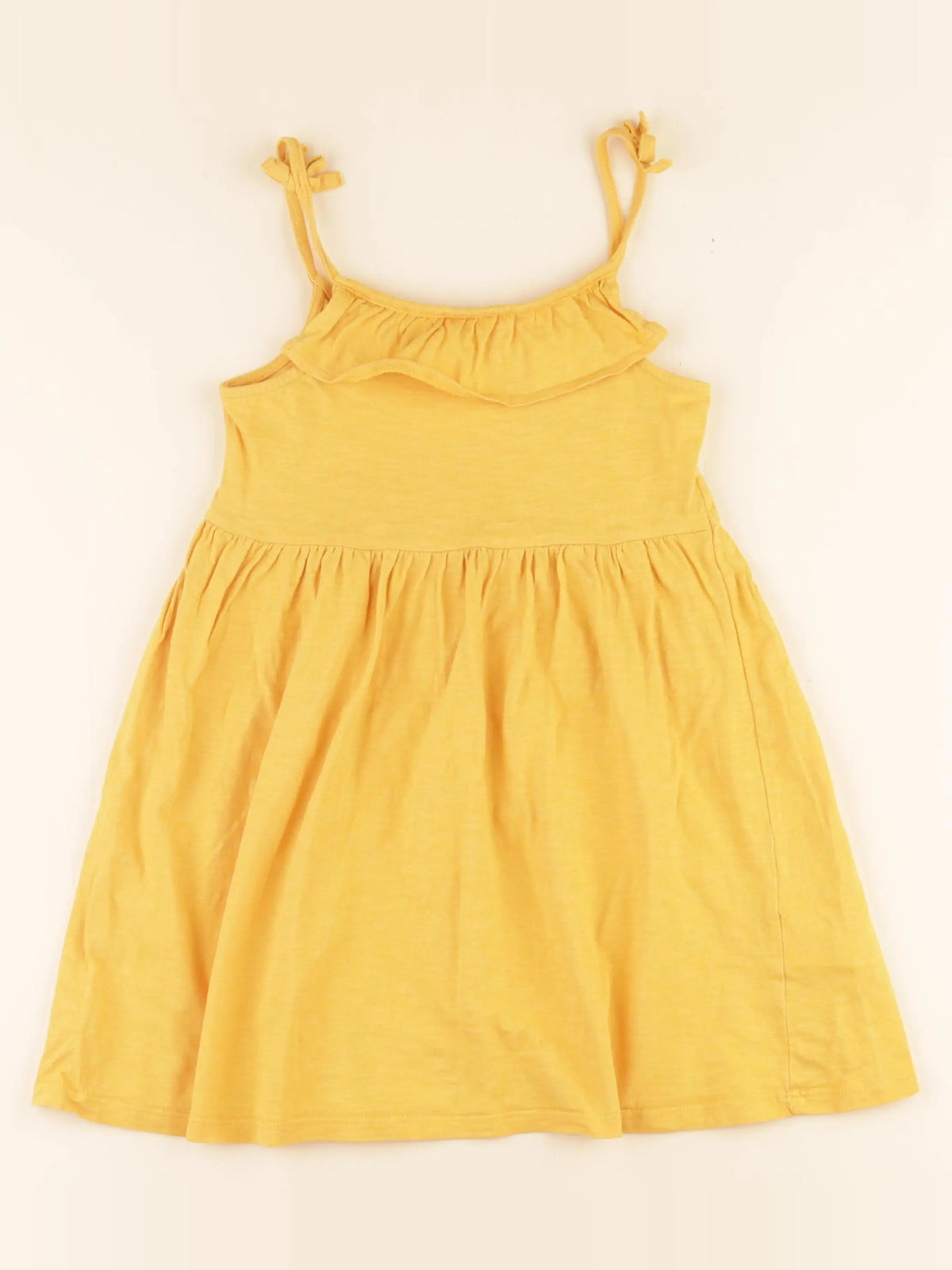 Vertbaudet - robe jaune - 6 ans