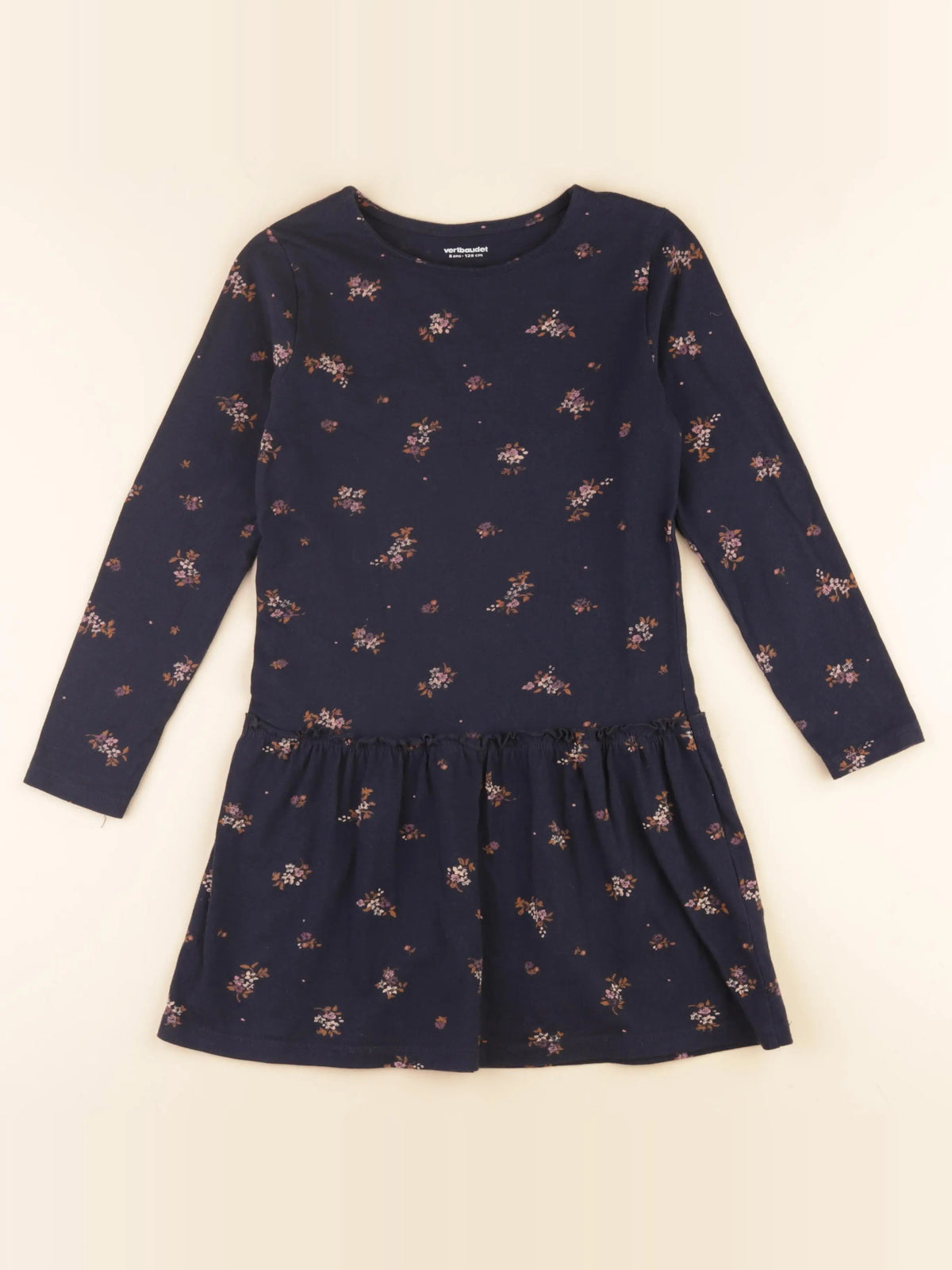 Vertbaudet - robe bleu - 8 ans