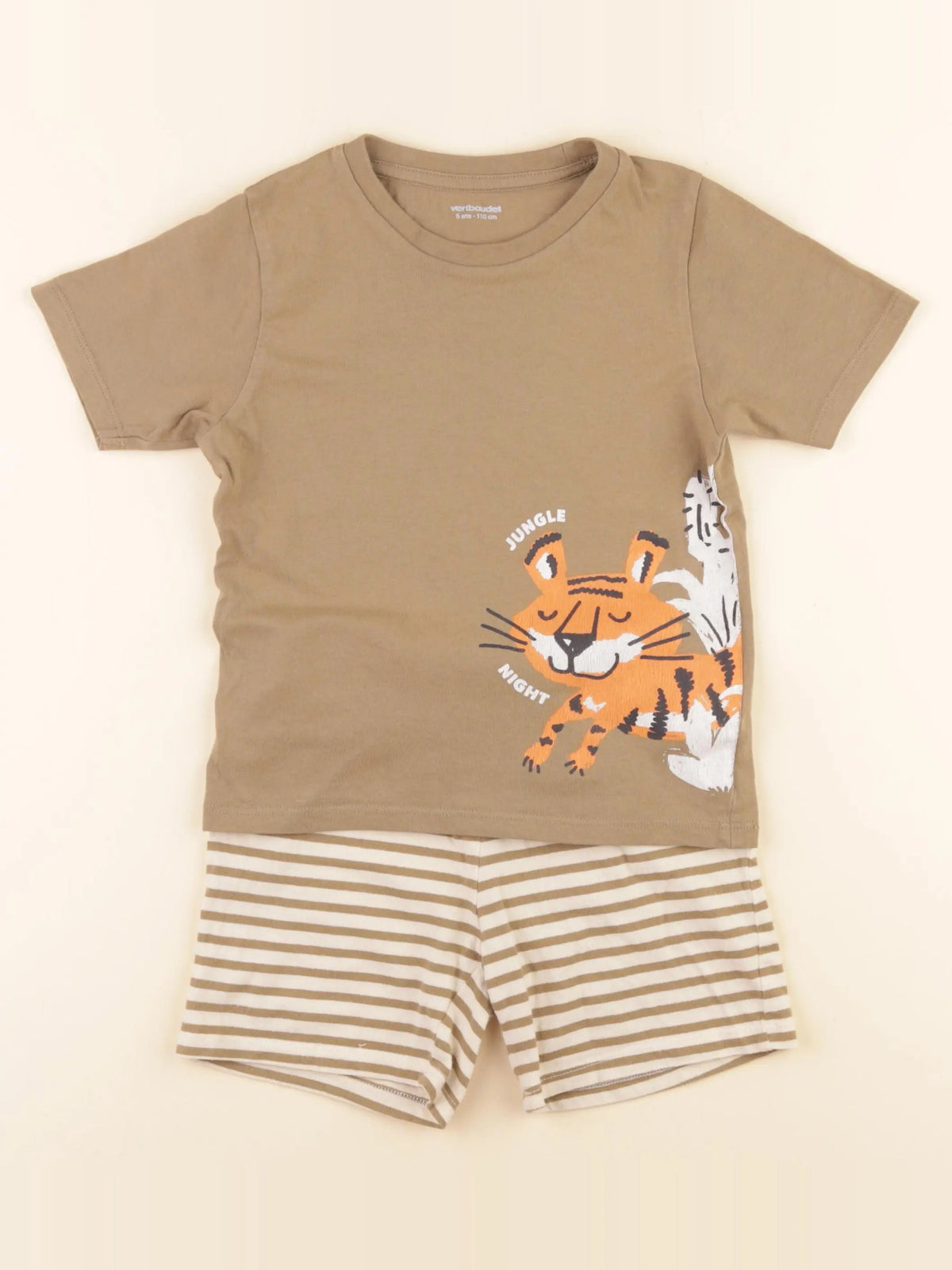 Vertbaudet - pyjama coton multicolore - 5 ans