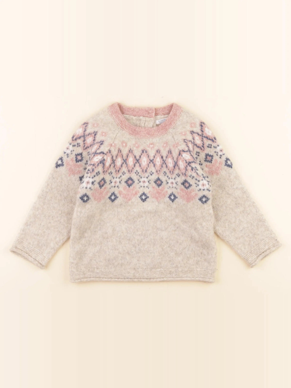 Vertbaudet - pull multicolore - 24 mois