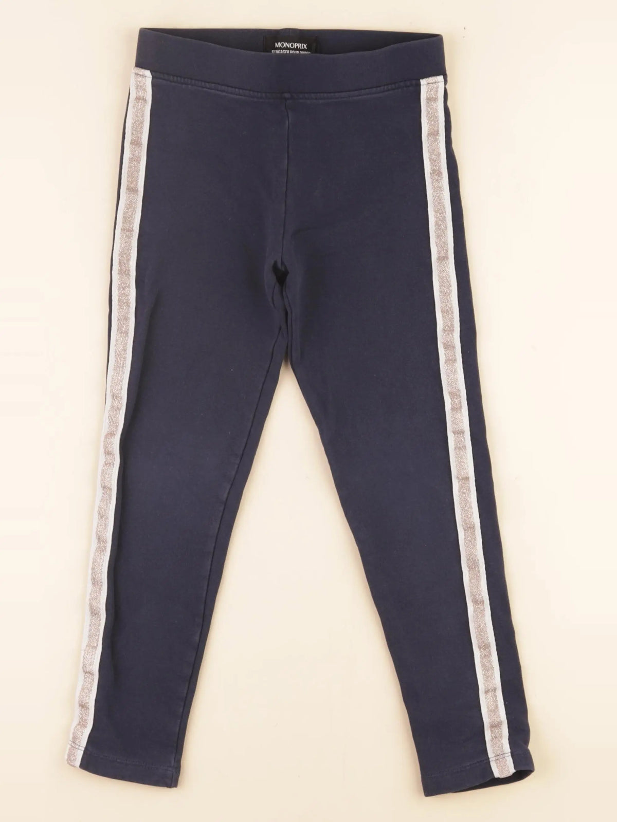 Monoprix - legging bleu - 6 ans