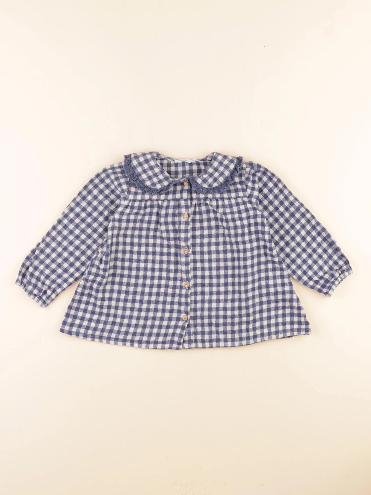 Boutchou - chemise bleu - 24 mois
