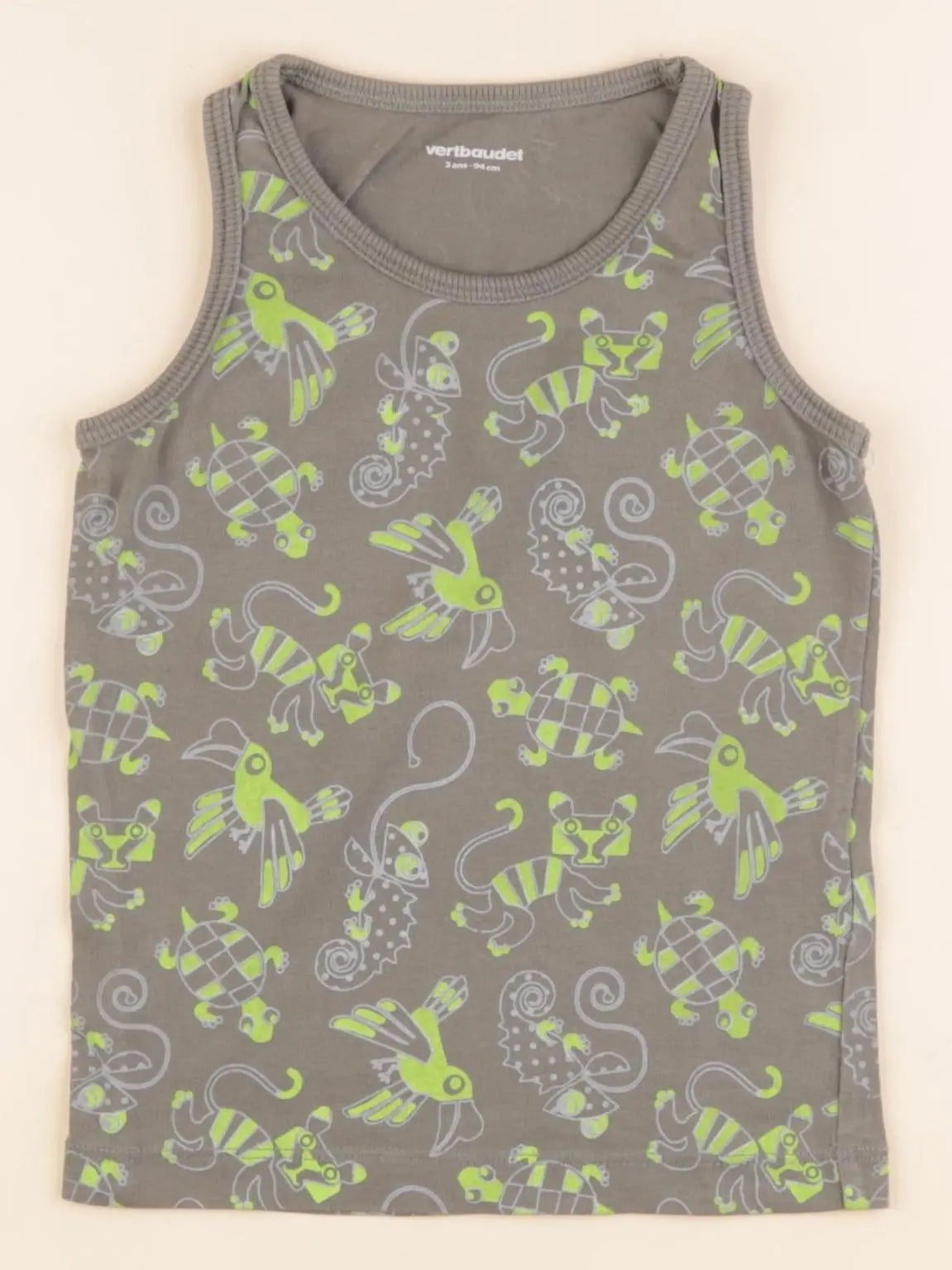 Vertbaudet - débardeur multicolore - 3 ans