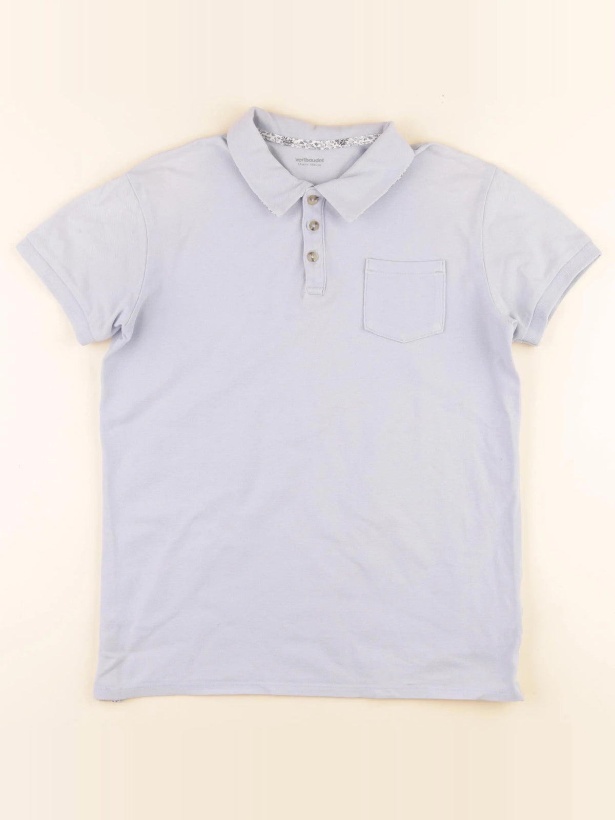 Vertbaudet - polo bleu - 14 ans
