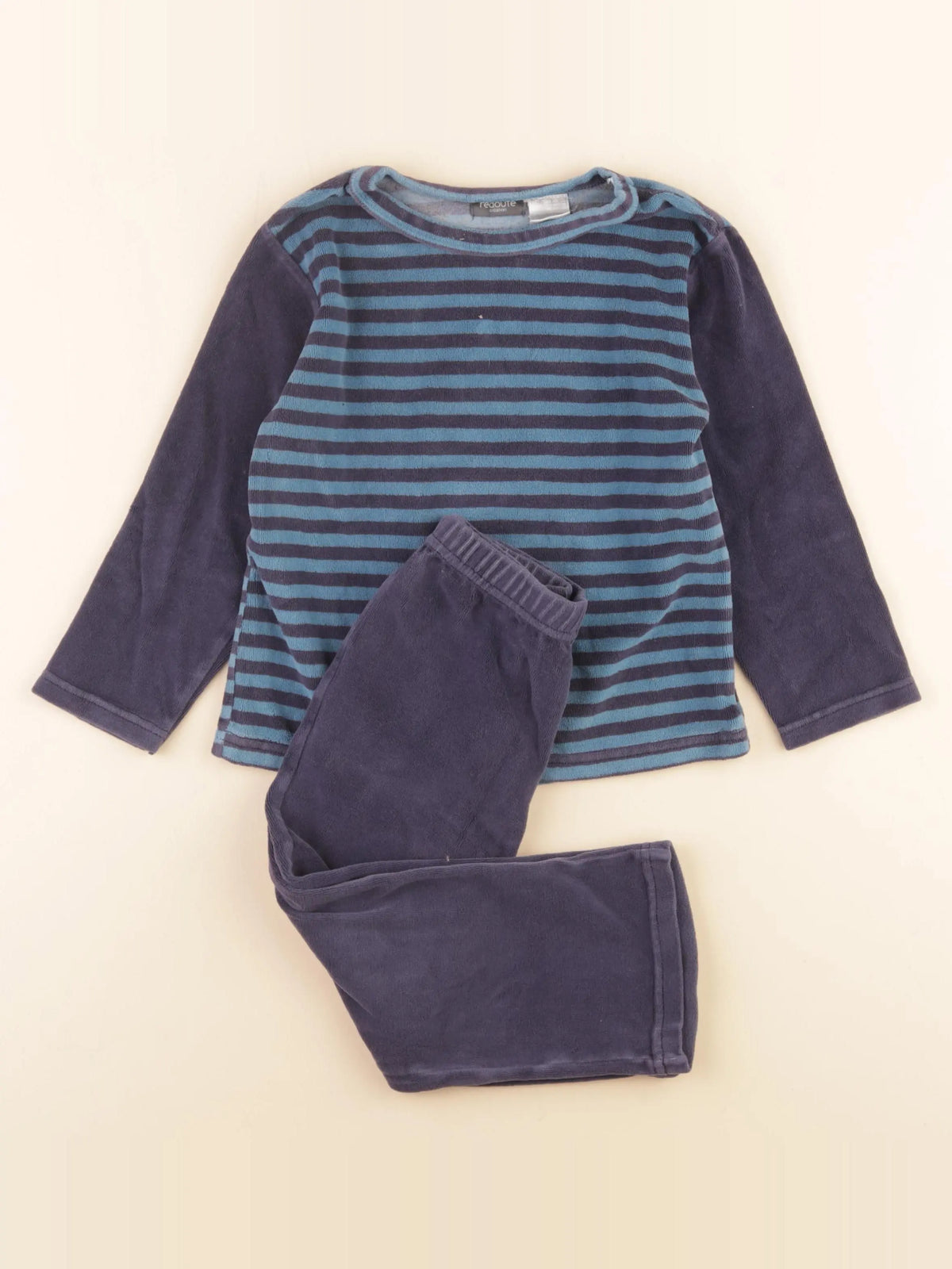 La Redoute - pyjama velours bleu - 5 ans