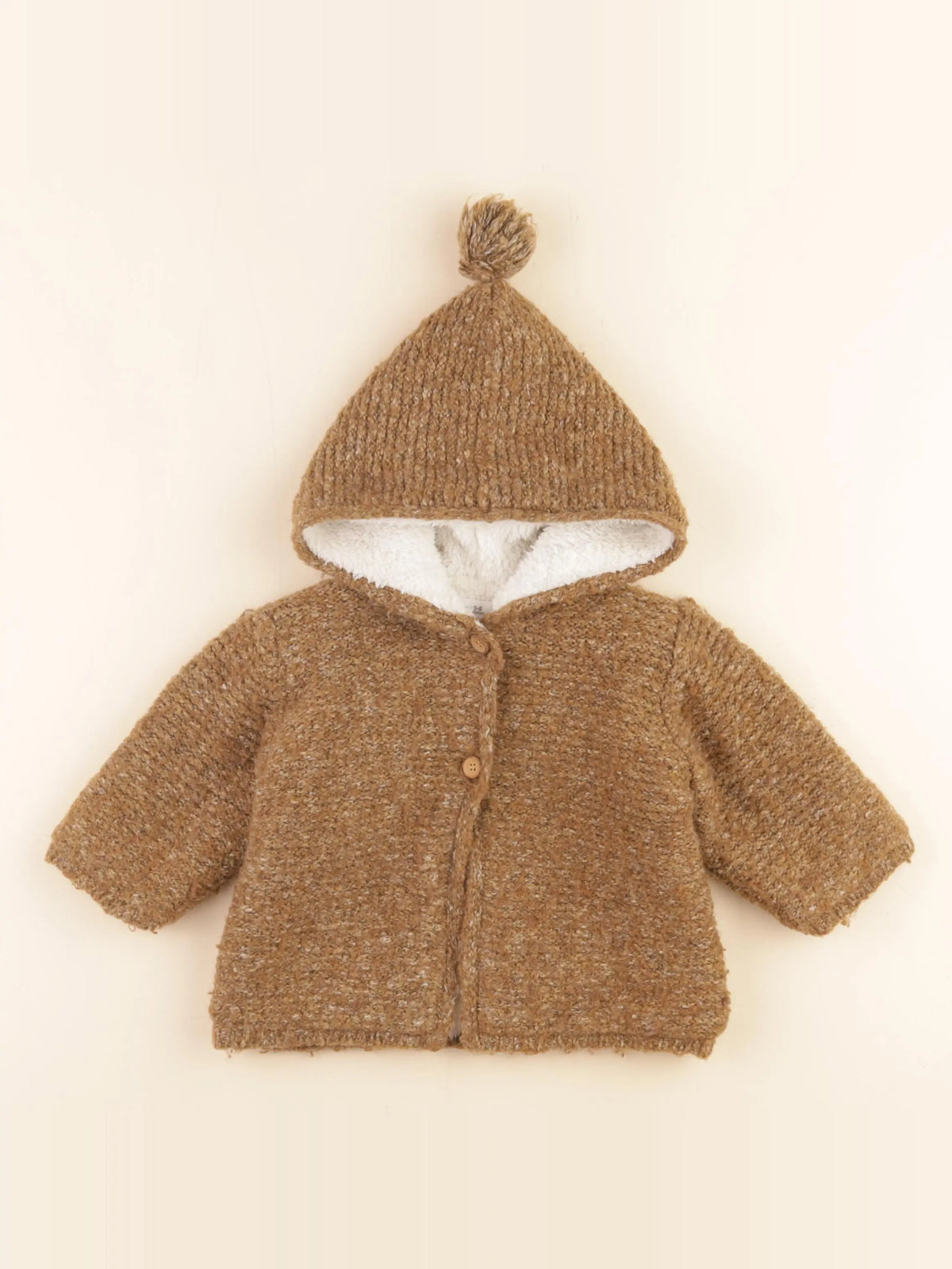 Zara - veste marron - 3/6 mois