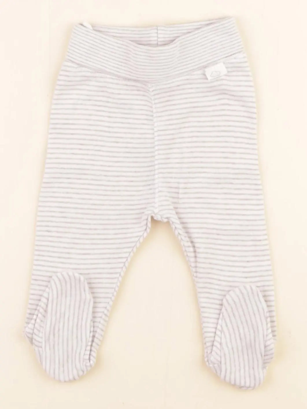 H&M - legging beige - 0/1 mois