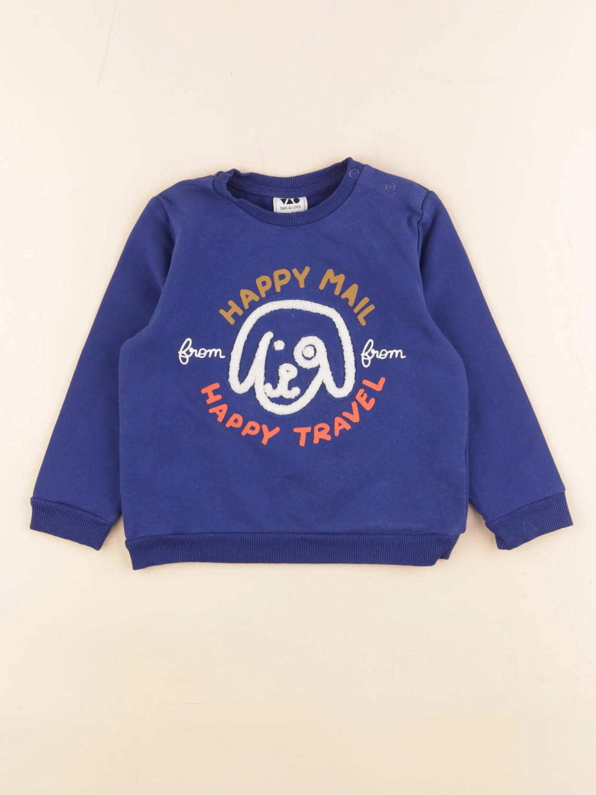 Tape à l'oeil - sweat bleu - 24 mois