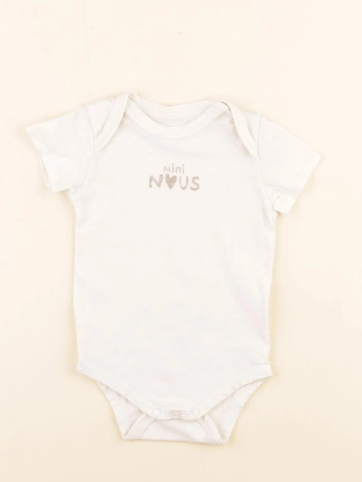 Tape à l'oeil - body beige - 3 mois