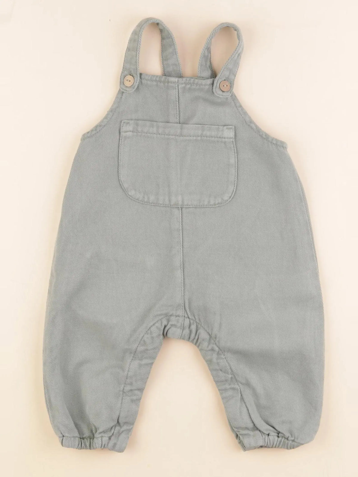 Zara - salopette vert - 3/6 mois