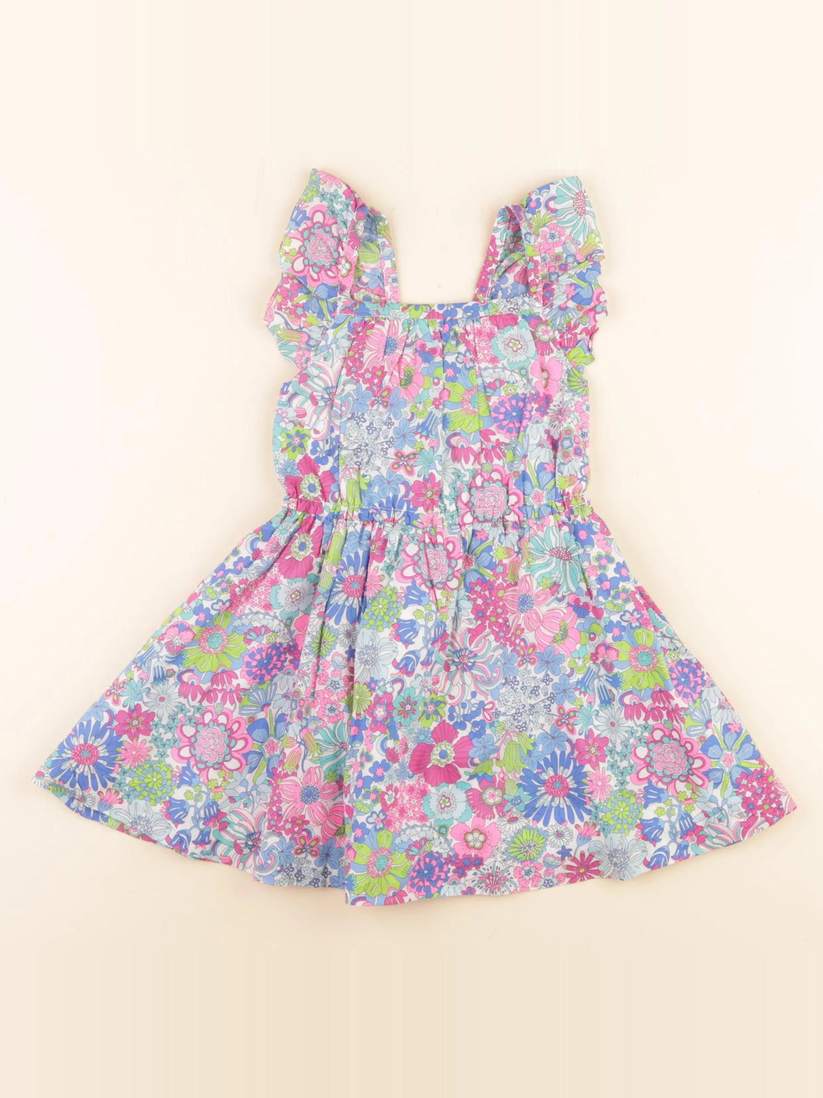 Jacadi - robe liberty multicolore - 3 ans