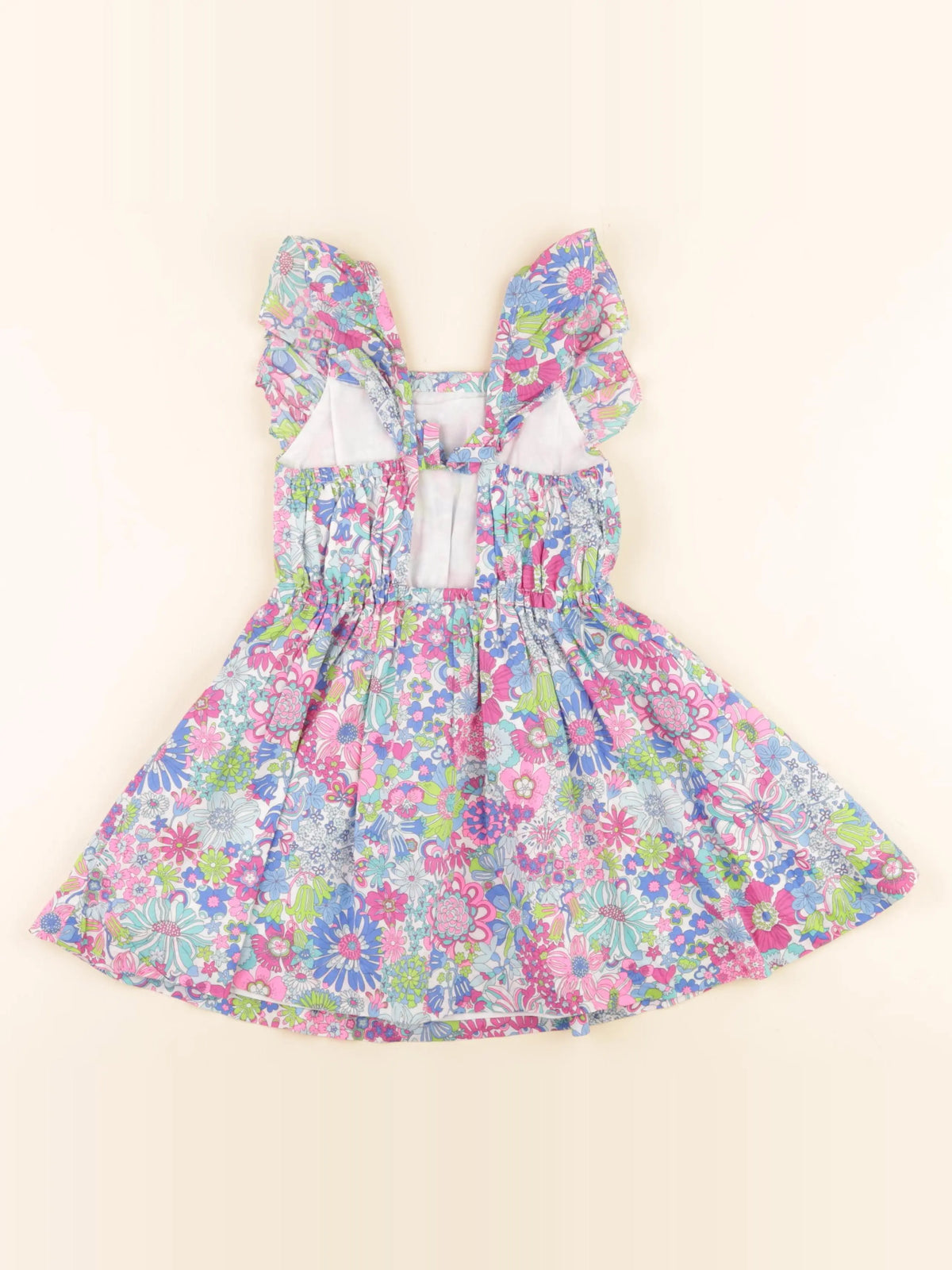 Jacadi - robe liberty multicolore - 3 ans