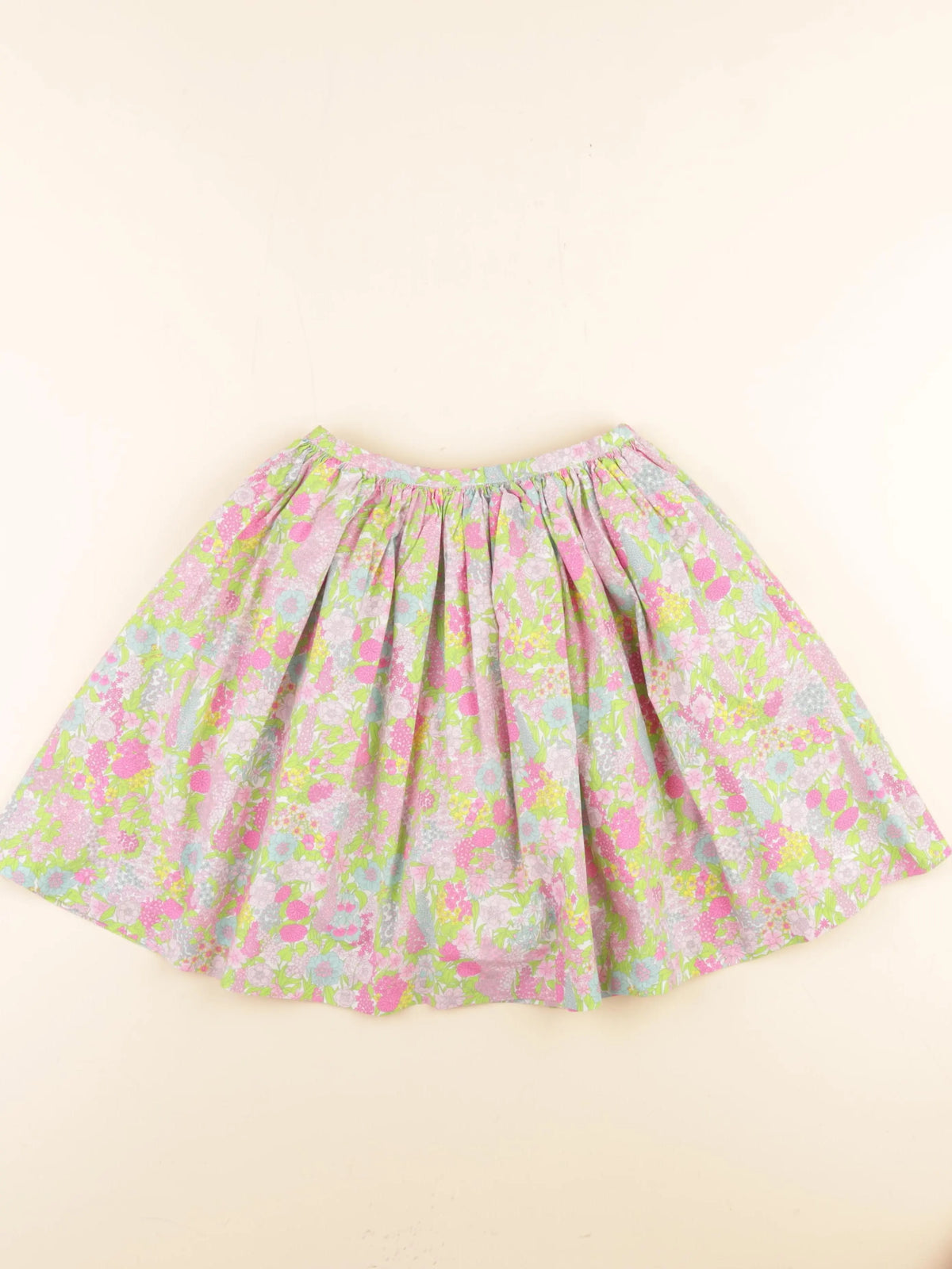 Jacadi - jupe liberty rose, vert - 8 ans