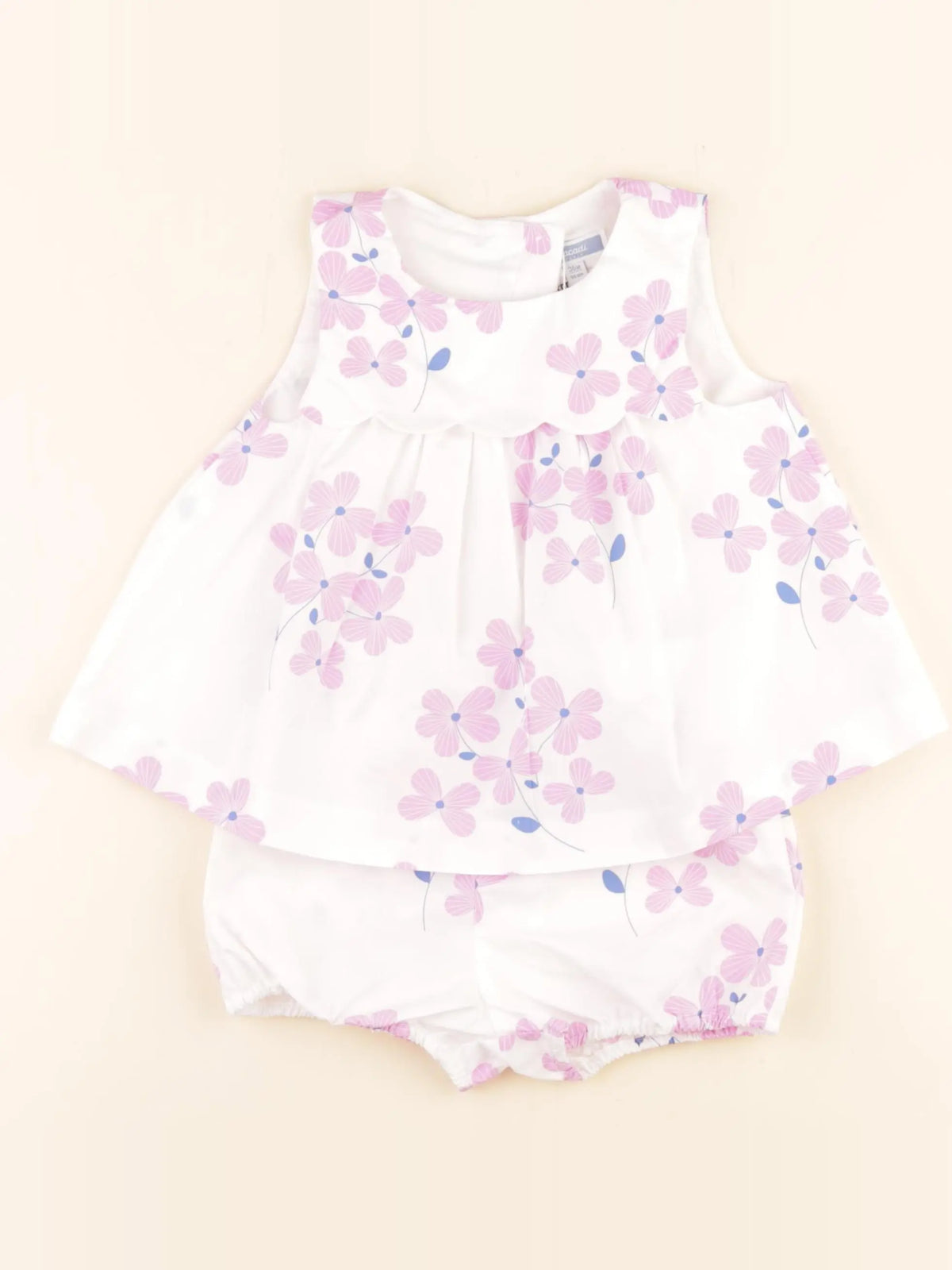 Jacadi - ensemble blanc, violet - 36 mois