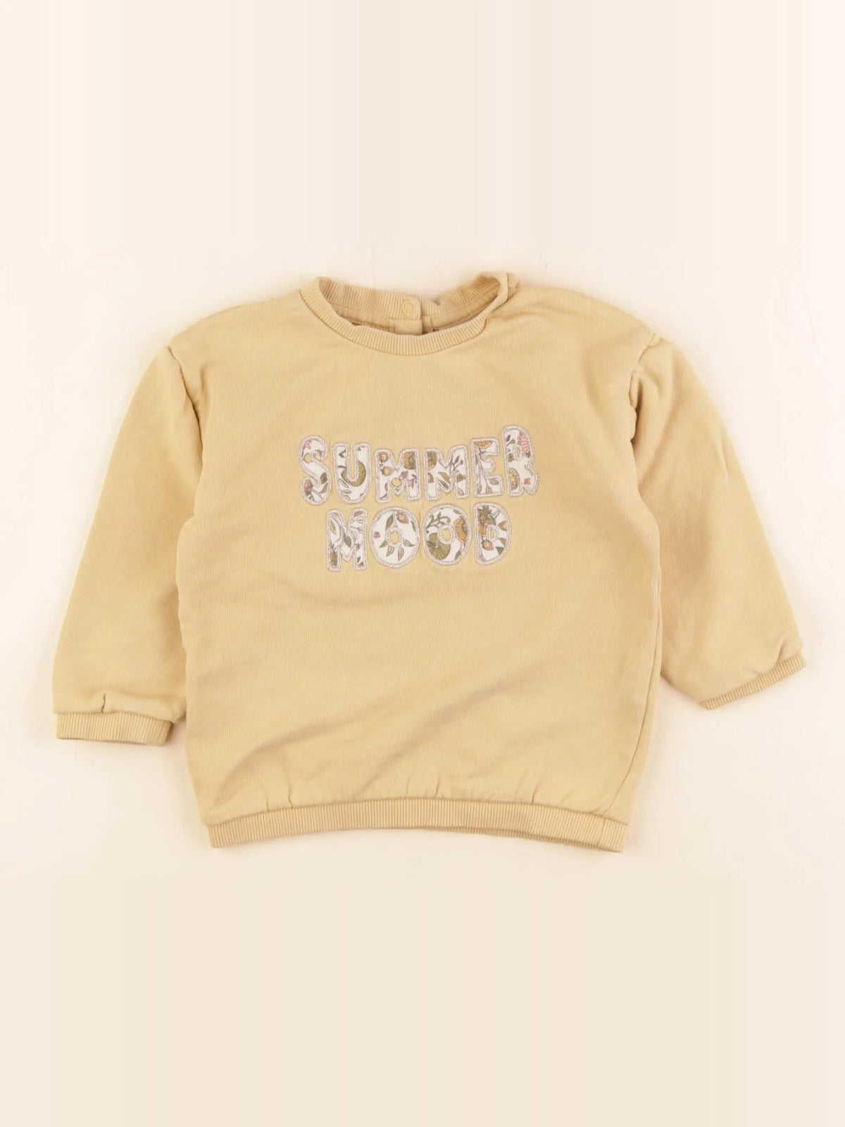 Tape à l'oeil - sweat jaune - 24 mois