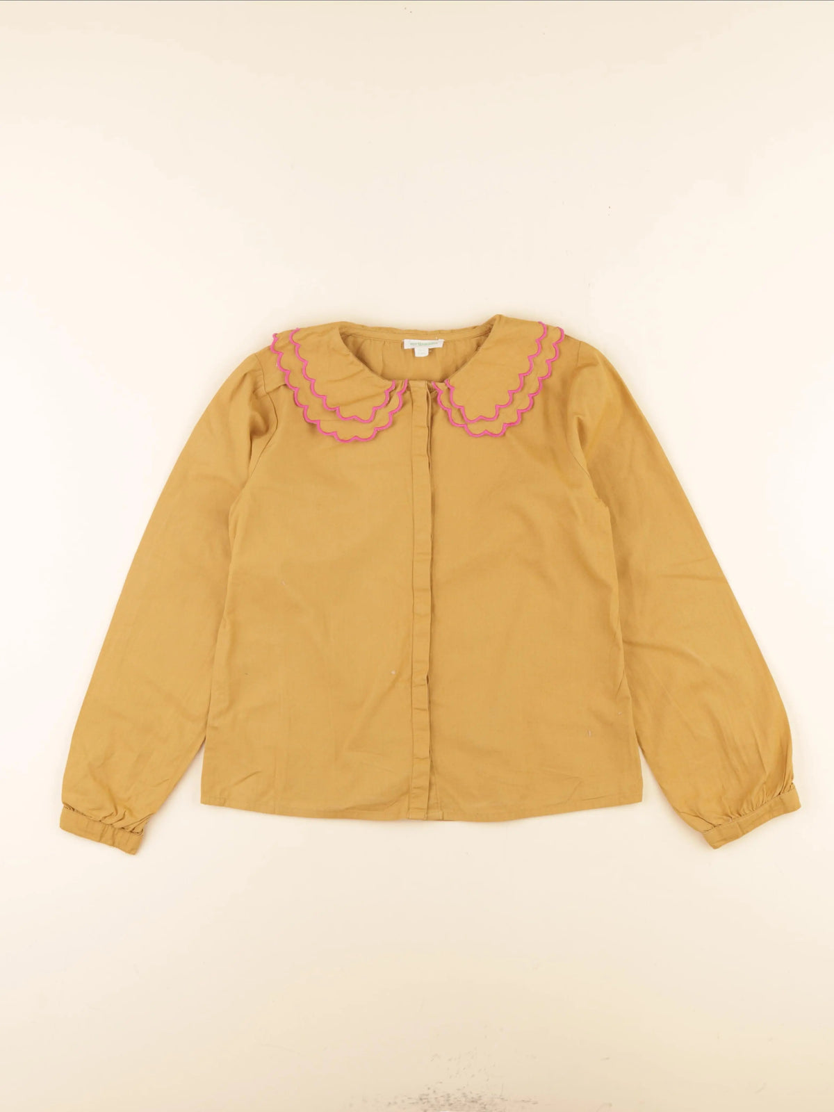 Vertbaudet - blouse jaune, rose - 9 ans