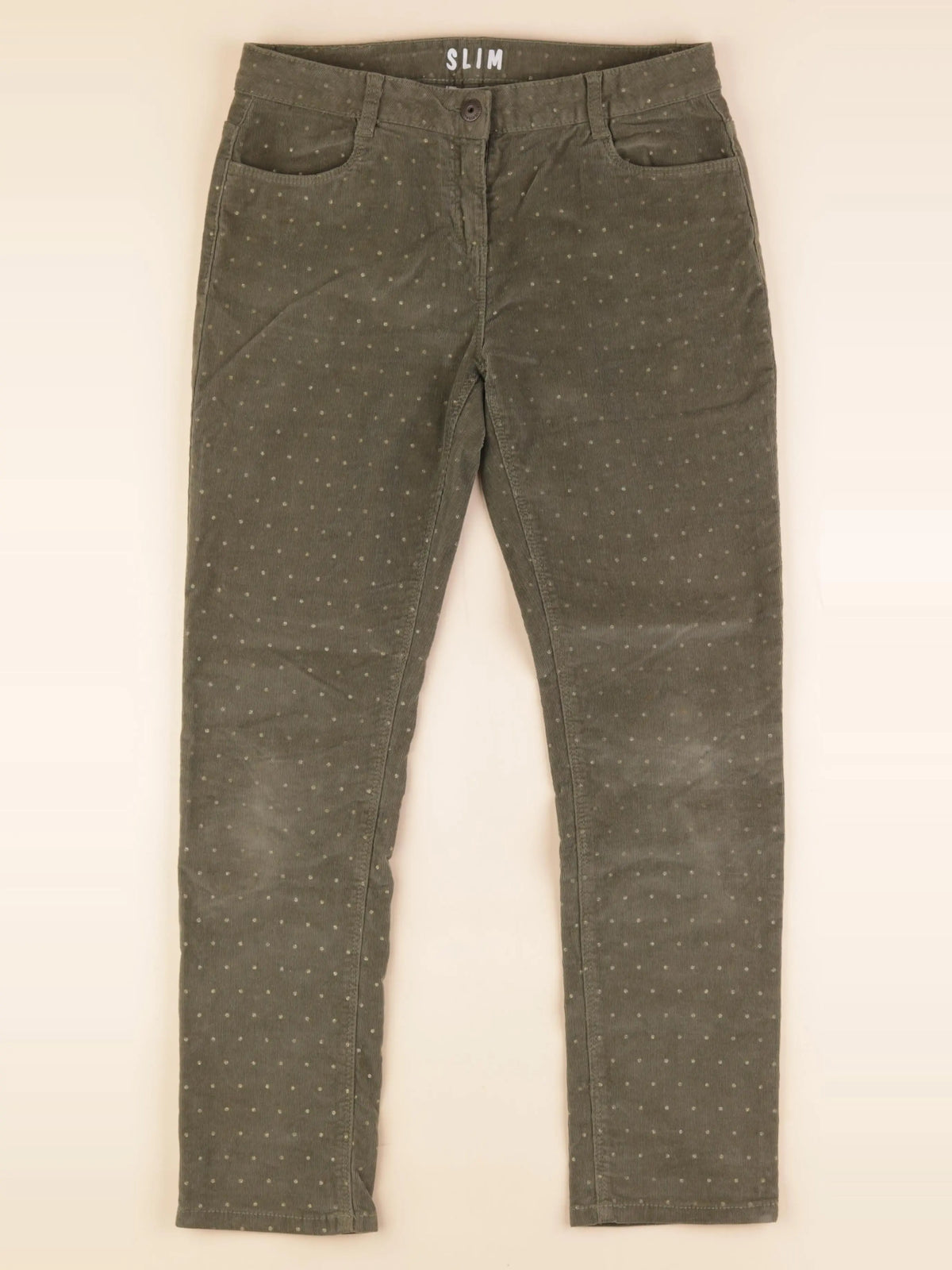 Vertbaudet - pantalon vert - 12 ans