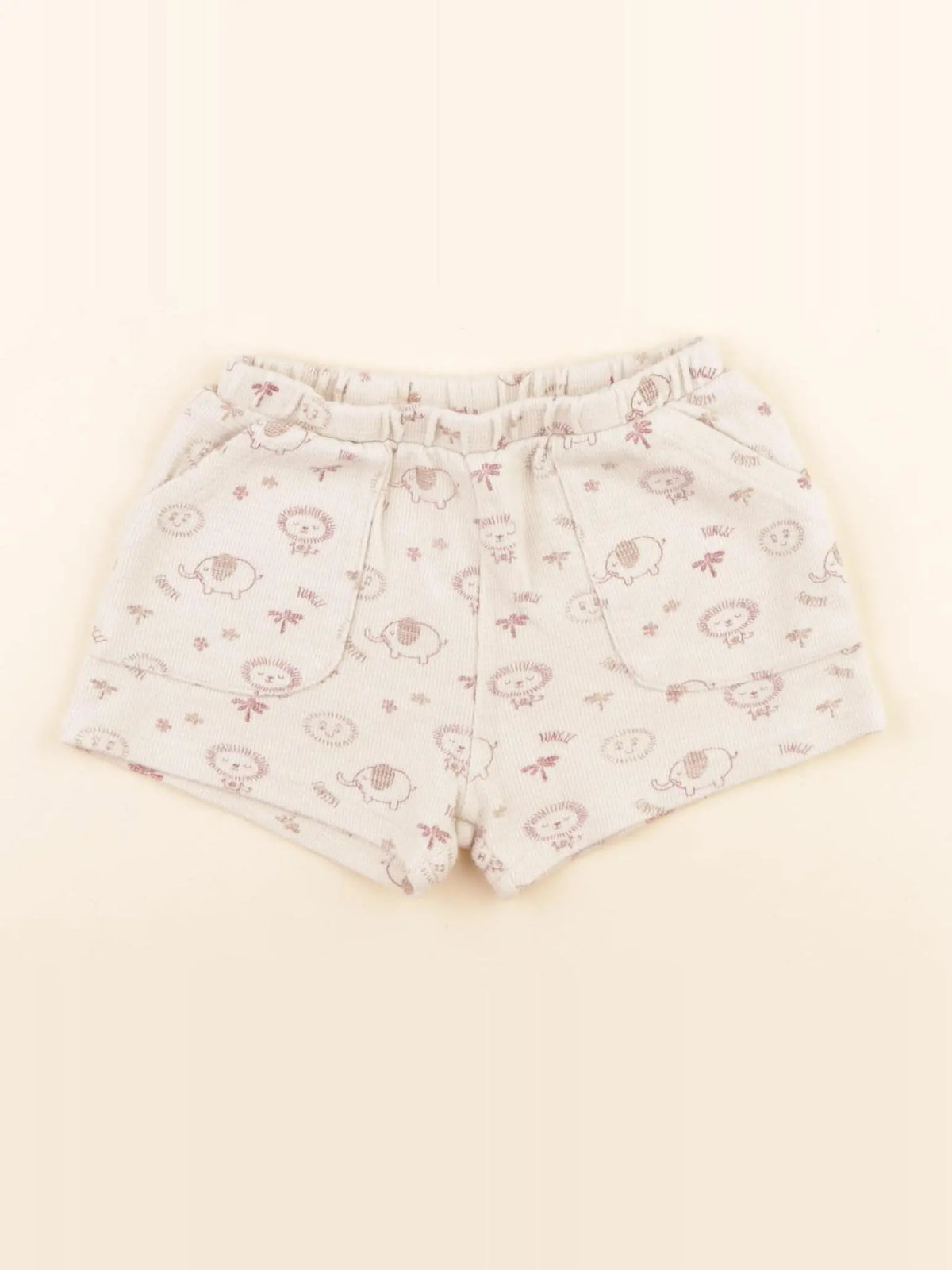 Vertbaudet - short beige - 12 mois