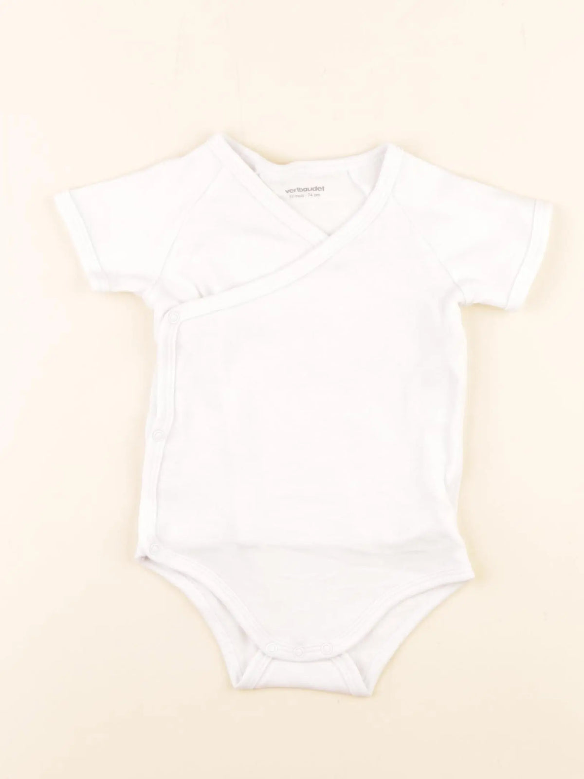Vertbaudet - body blanc - 12 mois