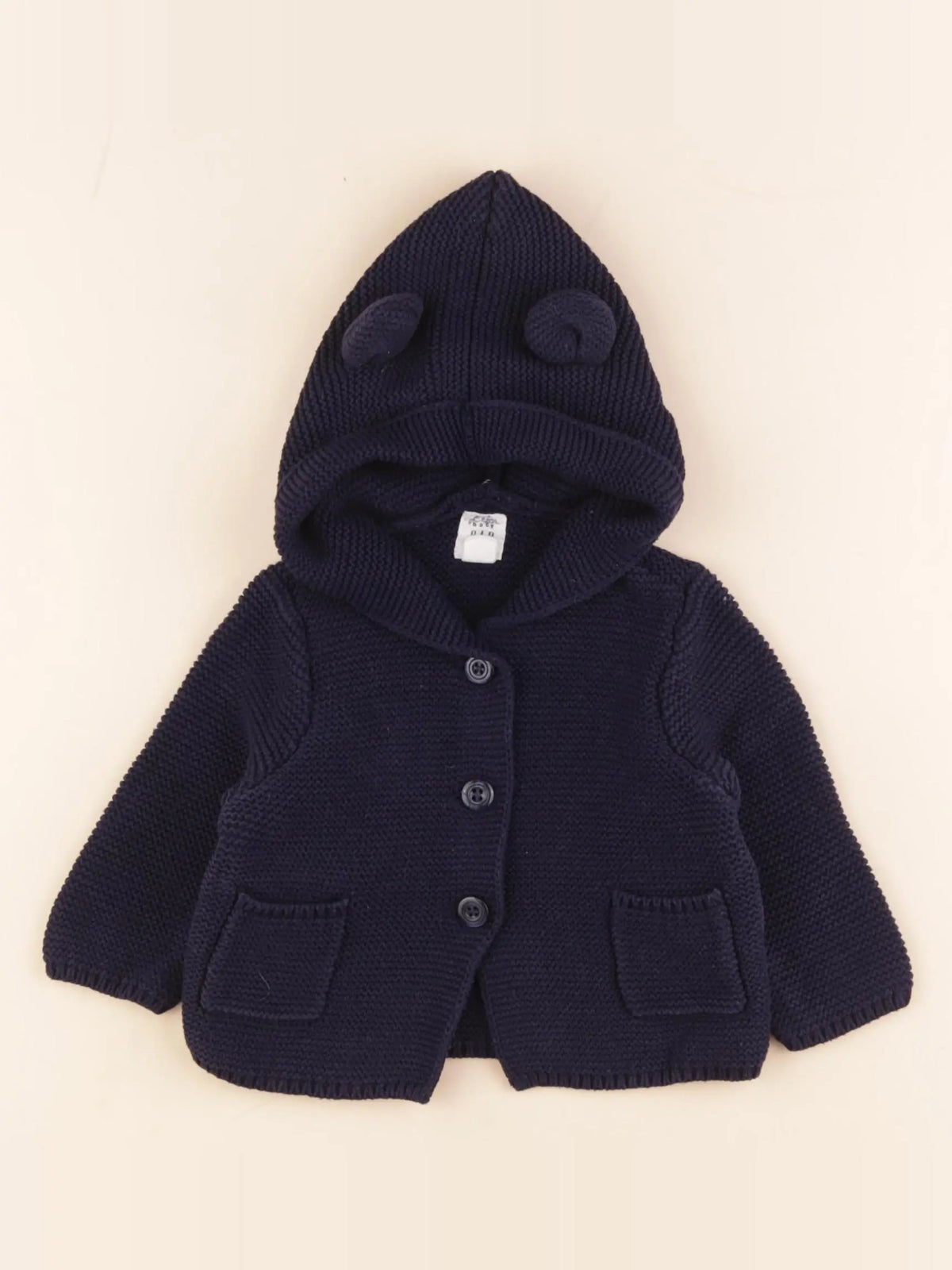 GAP - gilet bleu - 3/6 mois