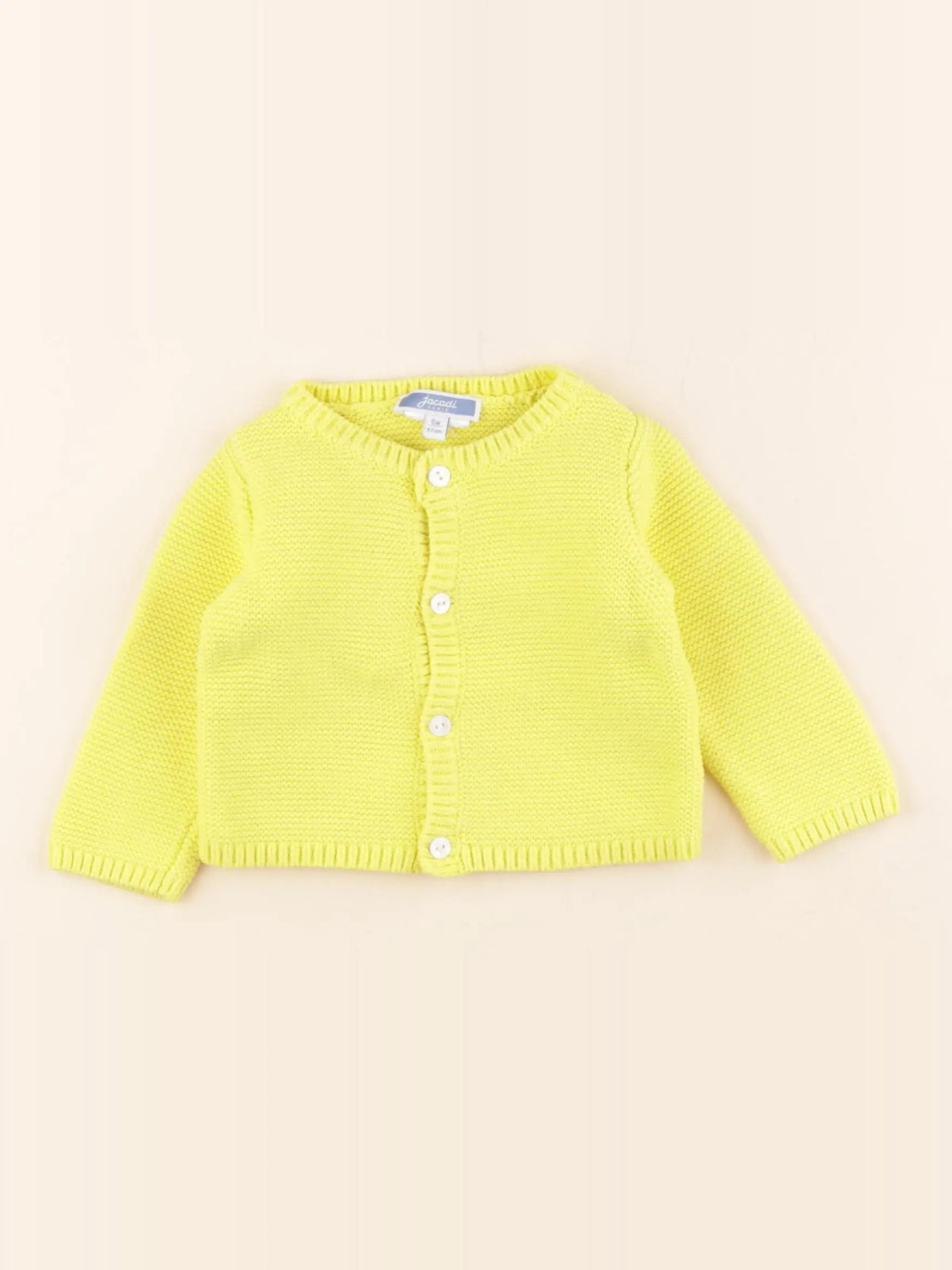 Jacadi - gilet jaune - 6 mois