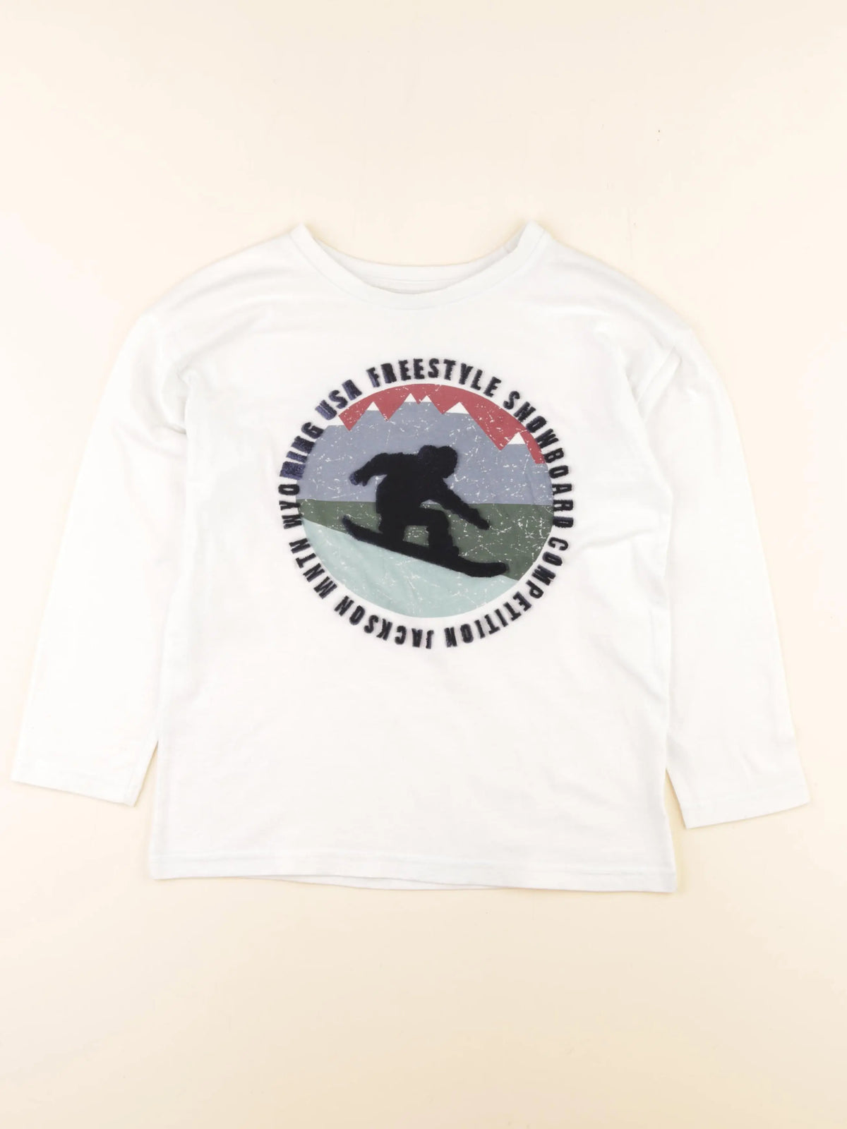 Vertbaudet - tee-shirt blanc - 10 ans