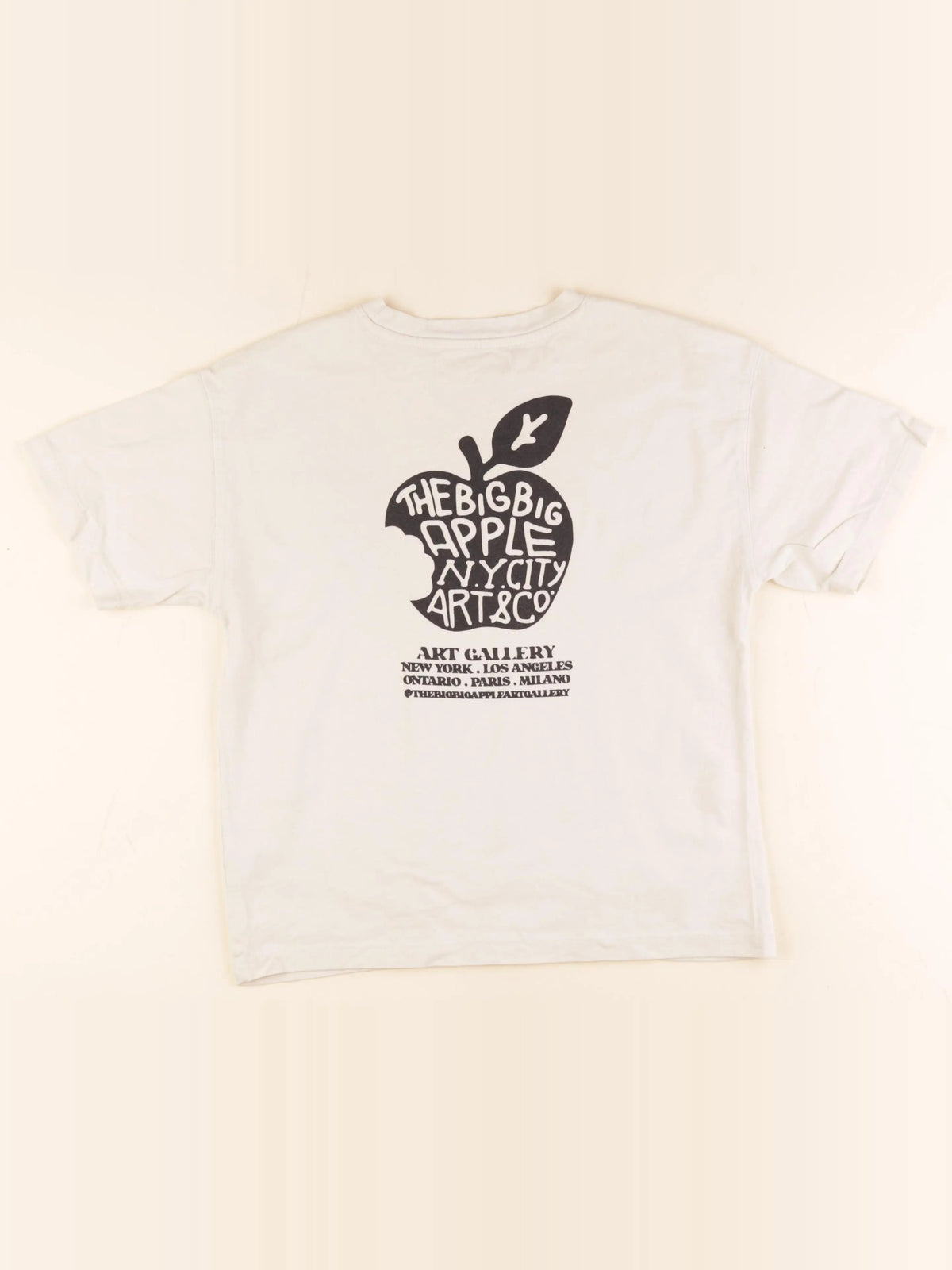 Zara - tee-shirt beige - 8/9 ans