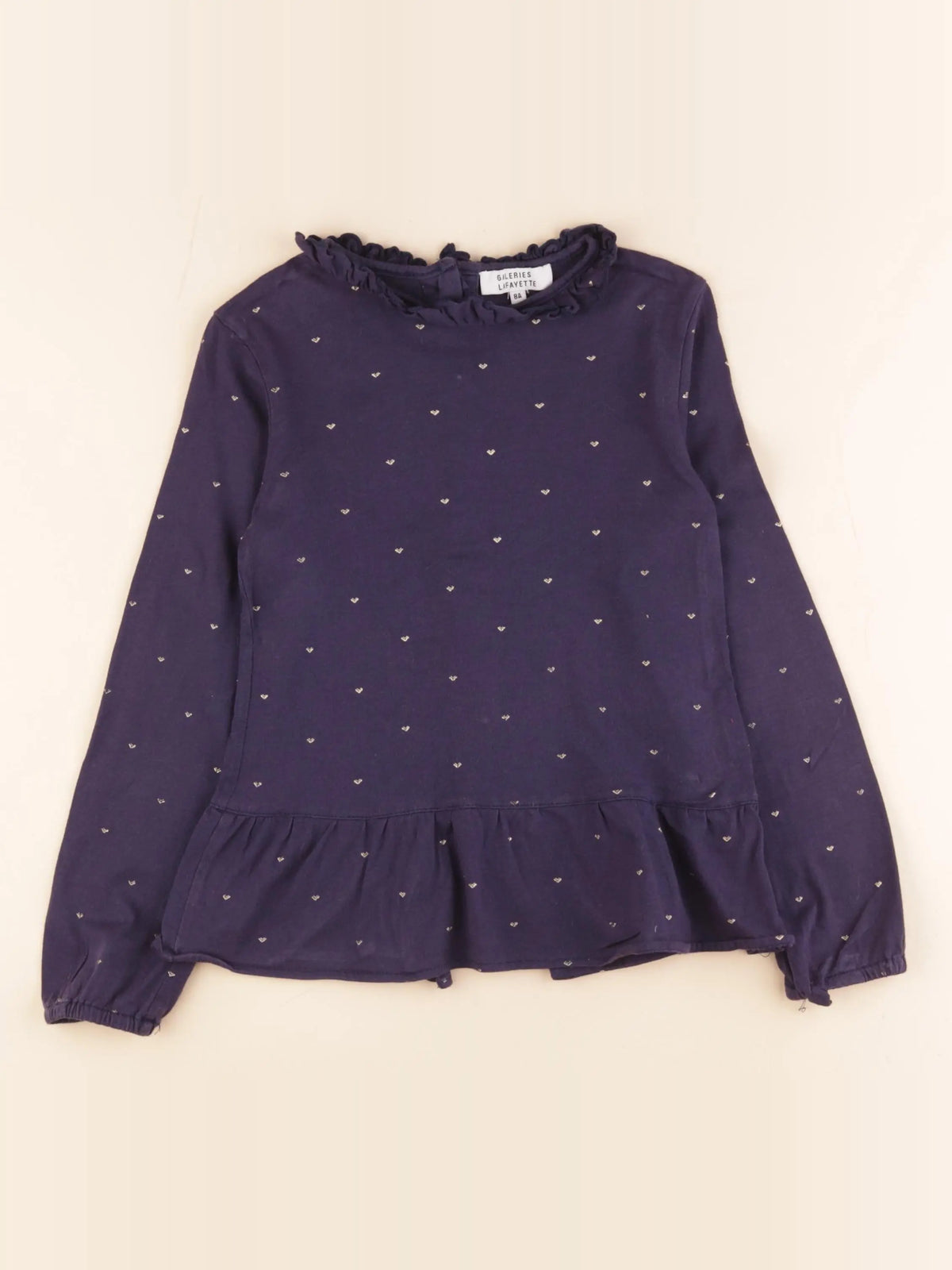 Galeries Lafayette - tee-shirt bleu - 8 ans