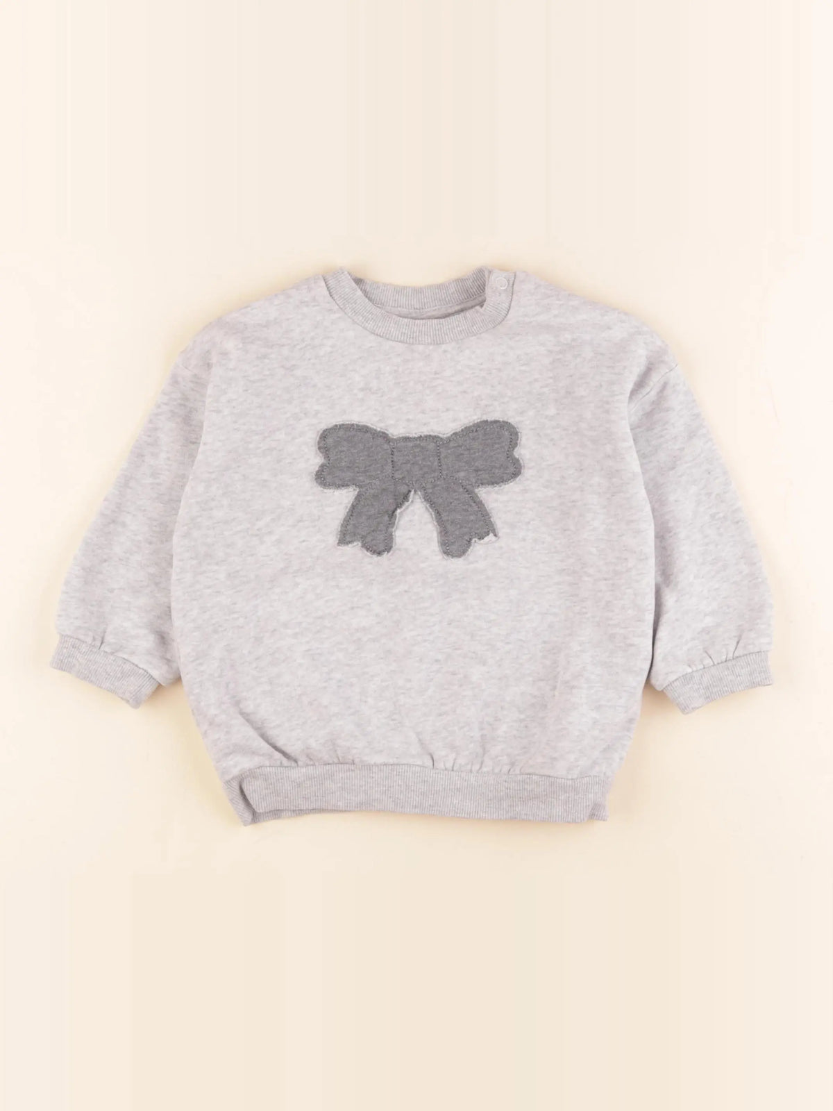 H&M - sweat gris - 12/18 mois