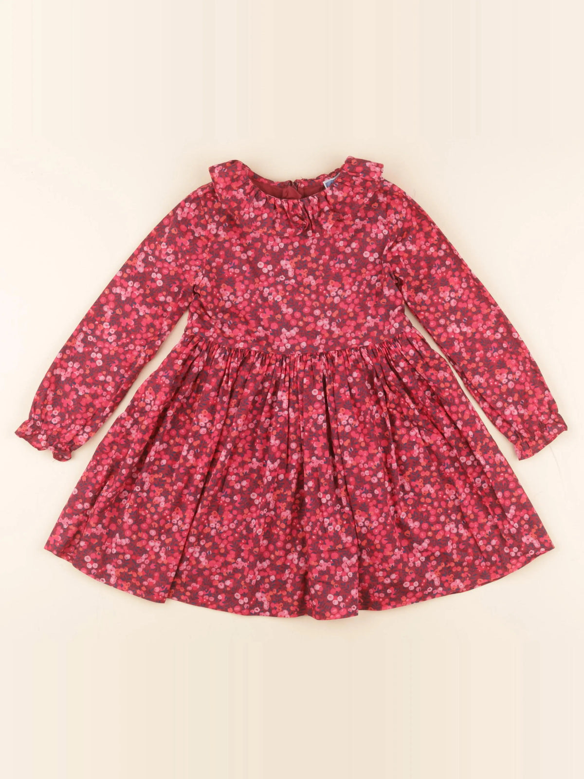 Jacadi - robe liberty rouge - 5 ans