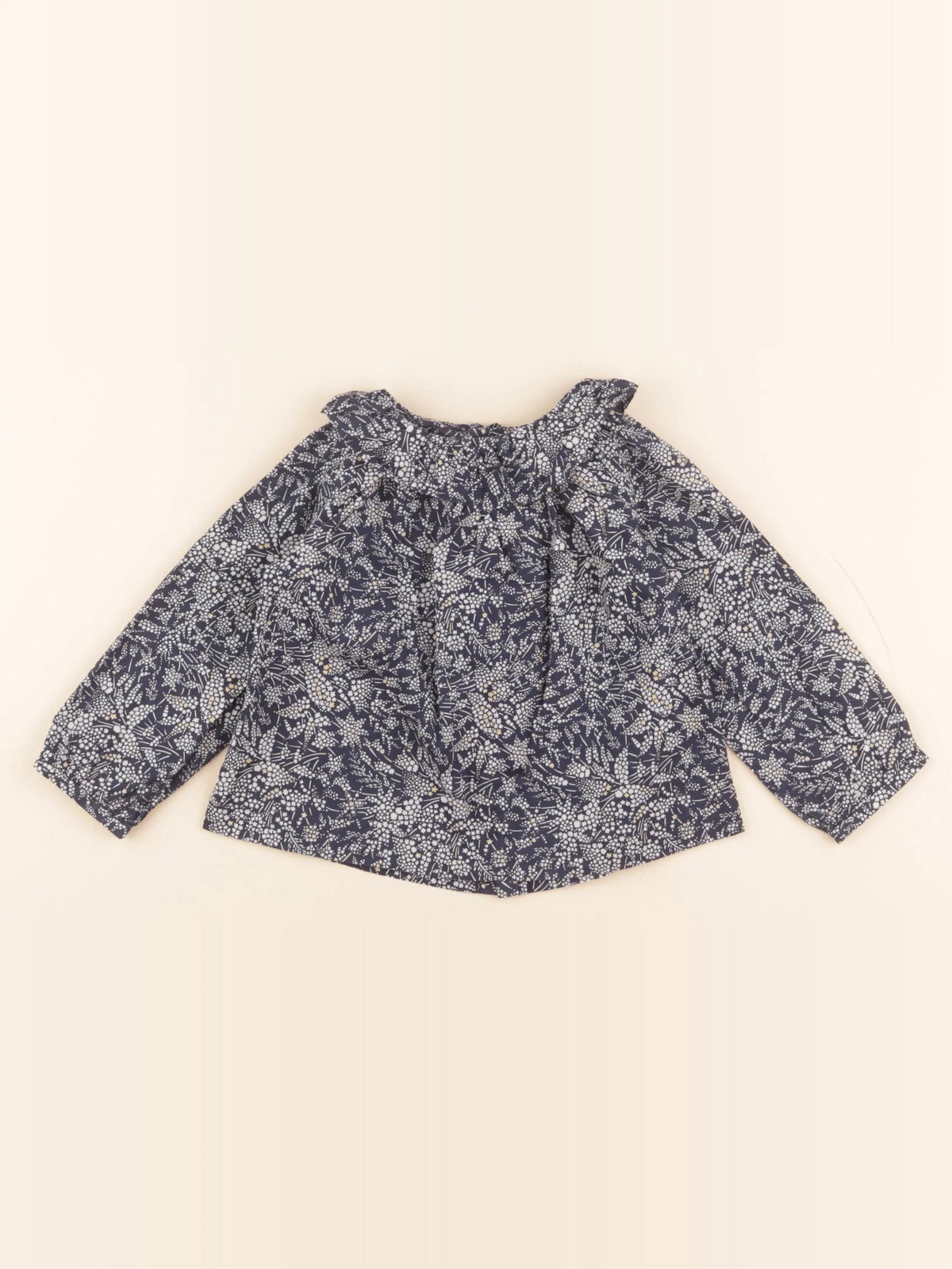Jacadi - blouse liberty bleu - 24 mois