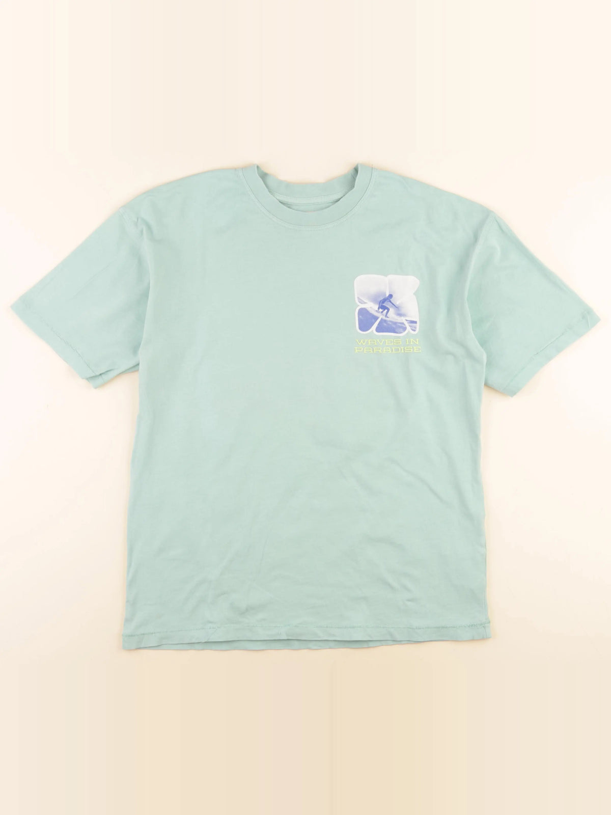 Zara - tee-shirt imprimé au dos vert - 9/10 ans