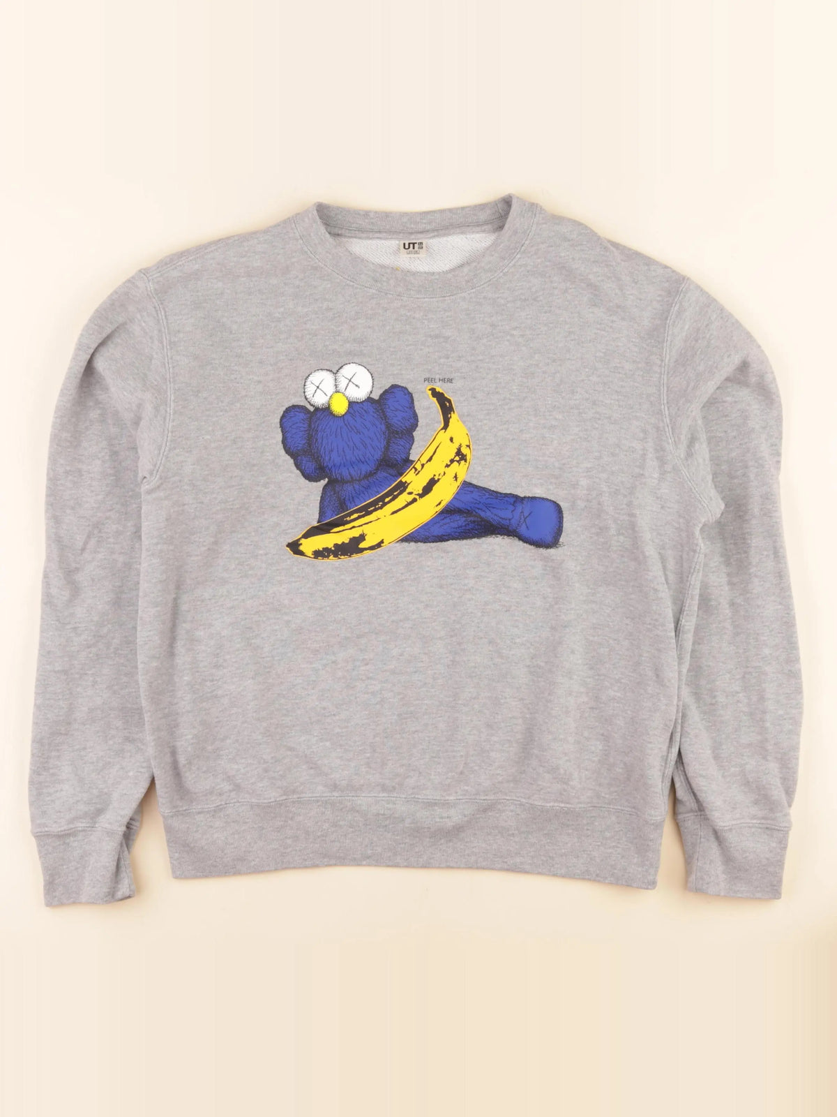 Uniqlo - sweat gris - 11/12 ans