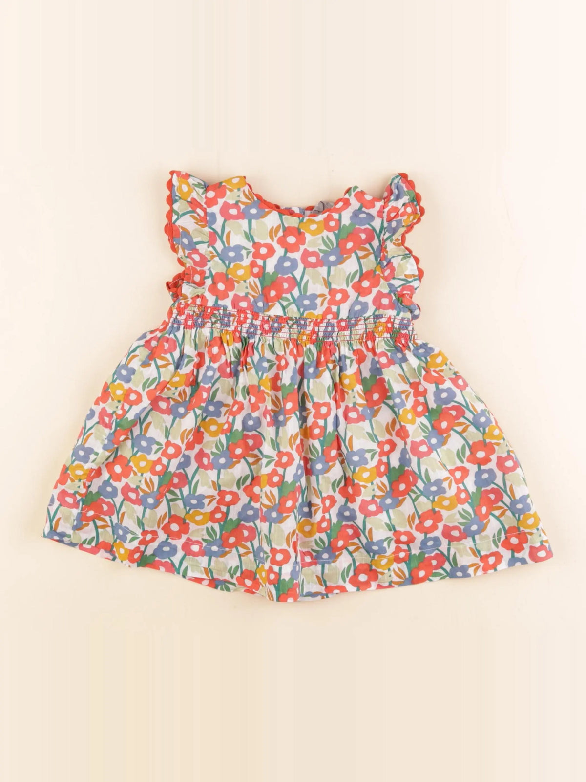 Boutchou - robe rouge - 6 mois