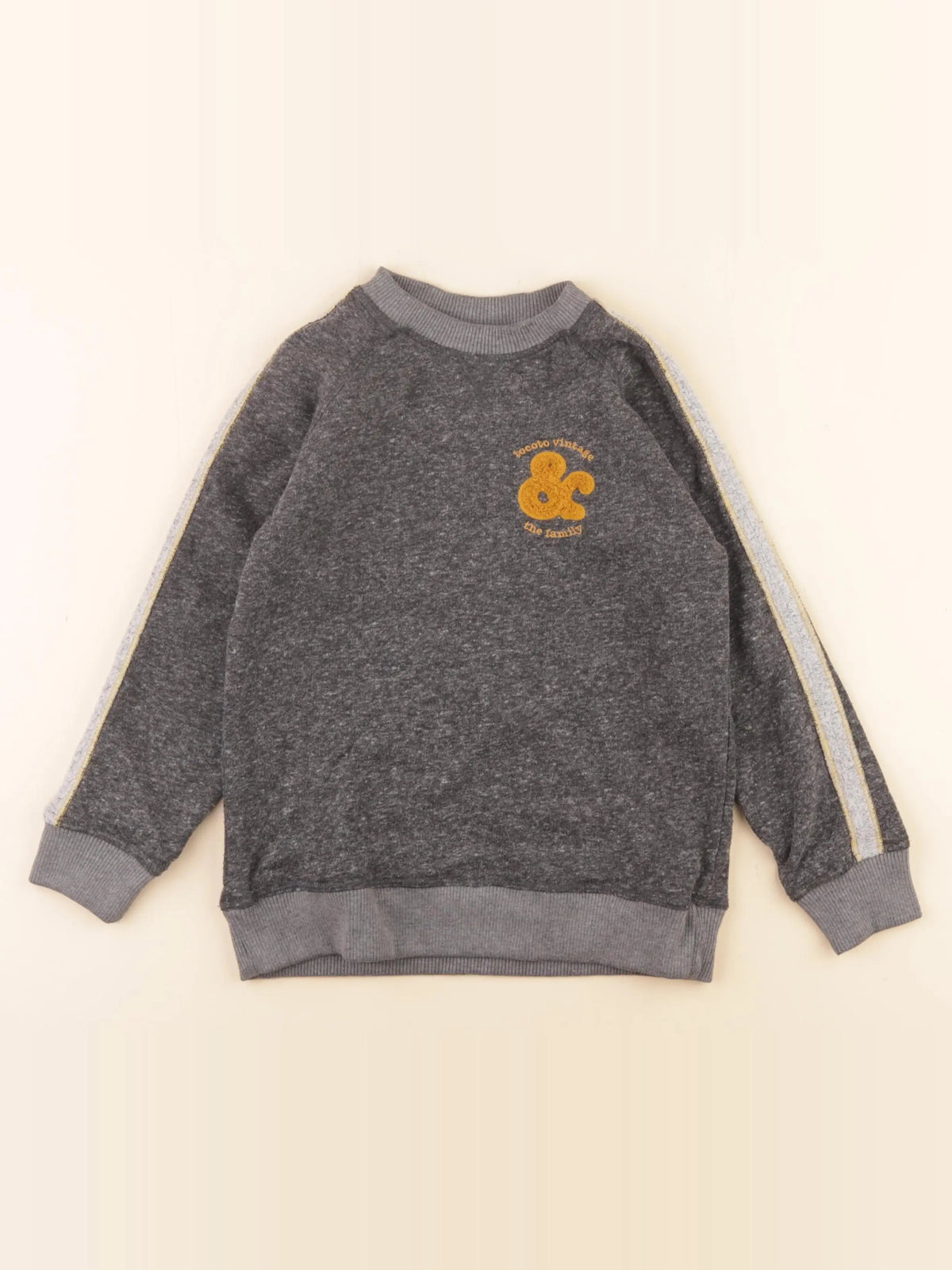 Tocoto vintage - sweat gris - 3 ans
