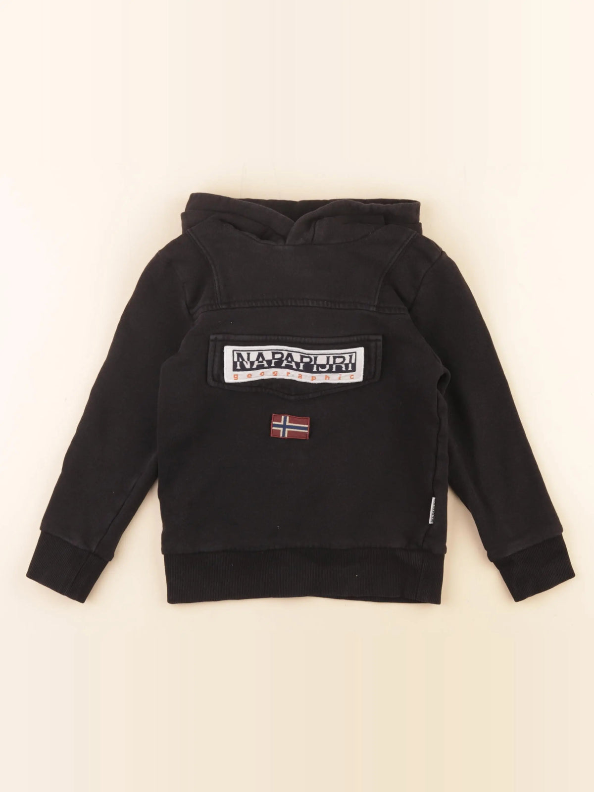 Napapijri - sweat noir - 6 ans