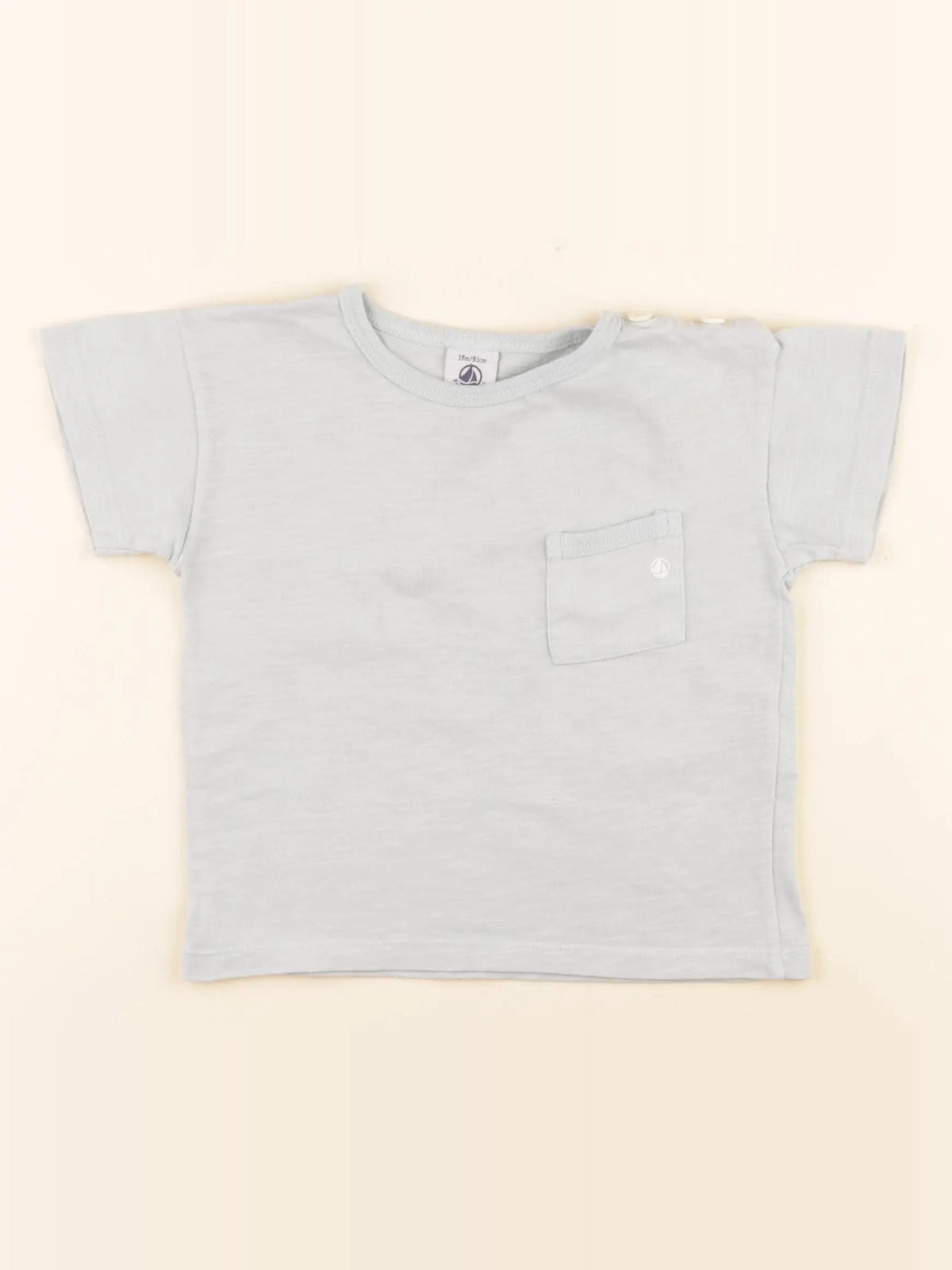 Petit Bateau - tee-shirt vert - 18 mois