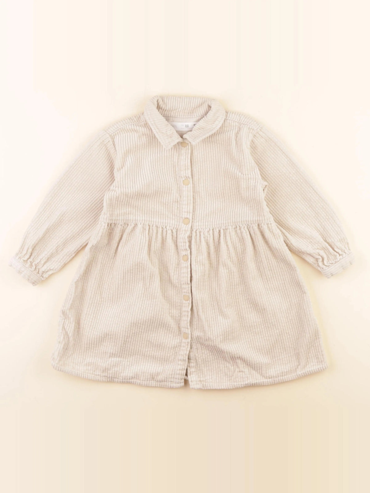 Zara - robe beige - 2/3 ans