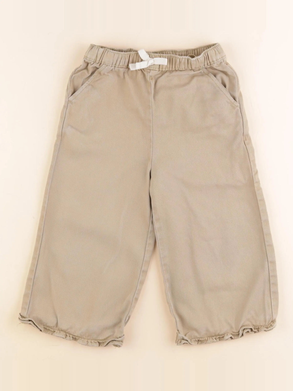 Vertbaudet - pantalon vert - 4 ans