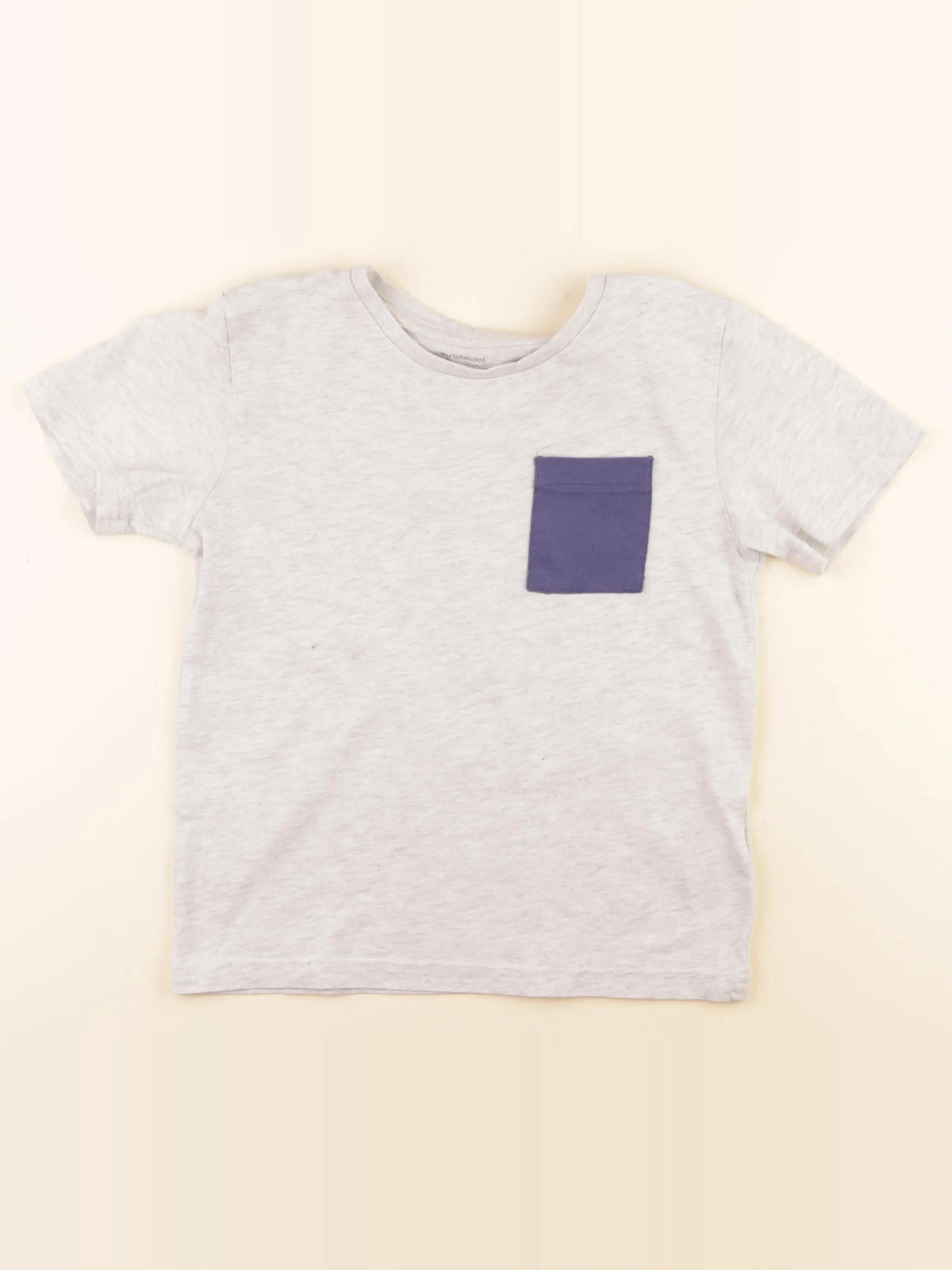Vertbaudet - tee-shirt gris - 8 ans