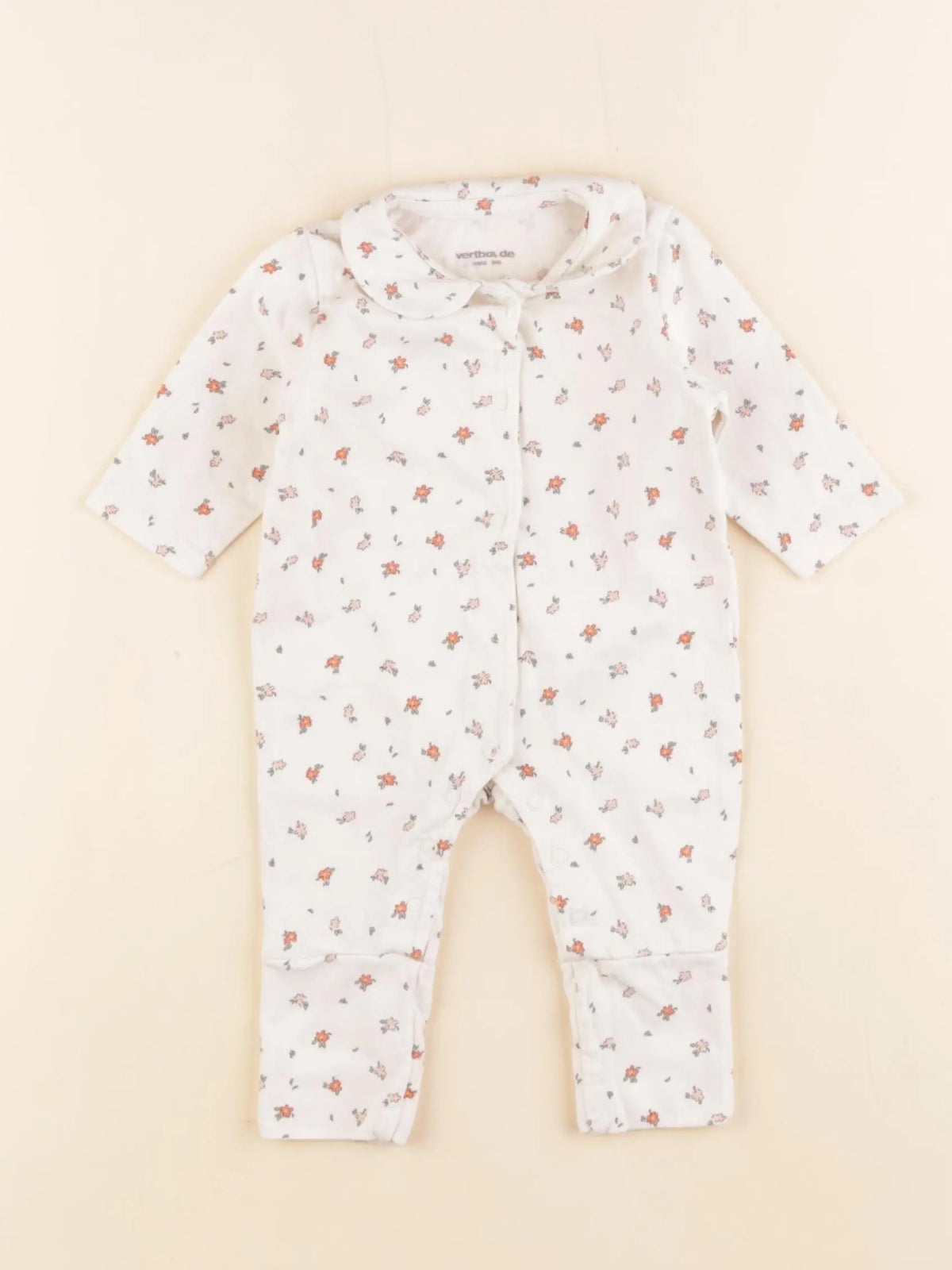 Vertbaudet - pyjama coton multicolore - 1 mois