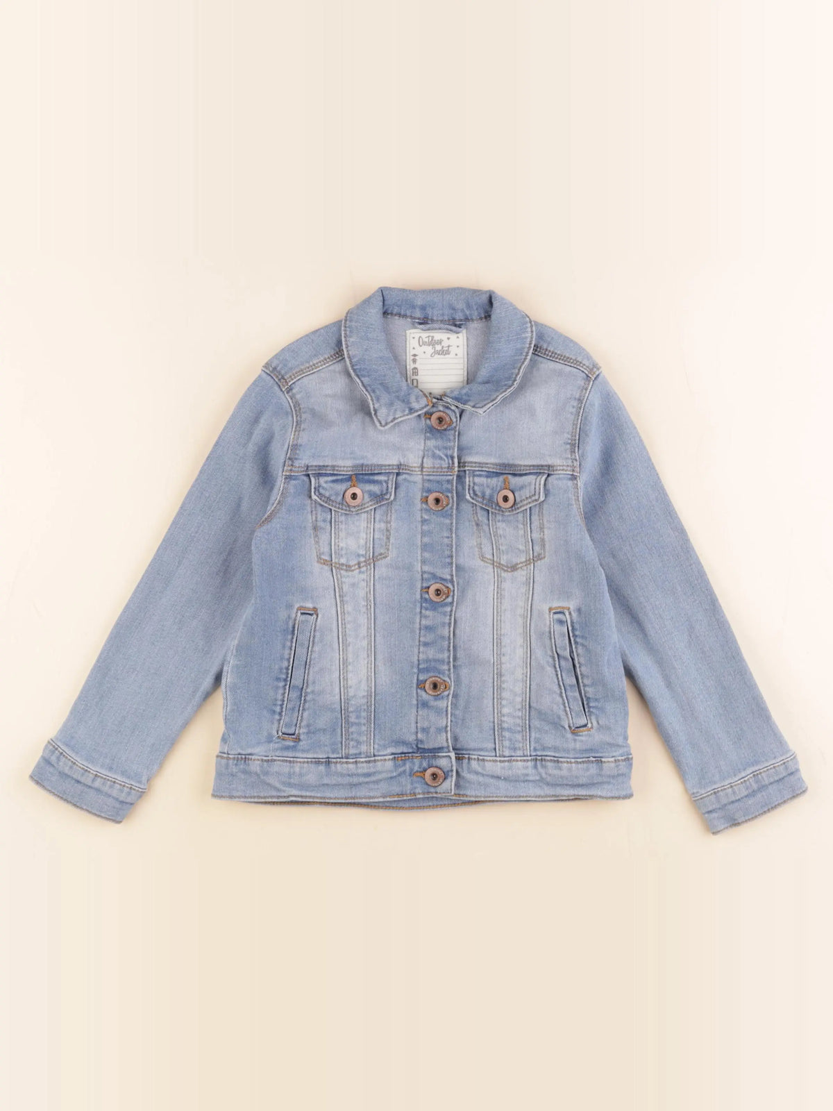 Vertbaudet - veste bleu - 6 ans
